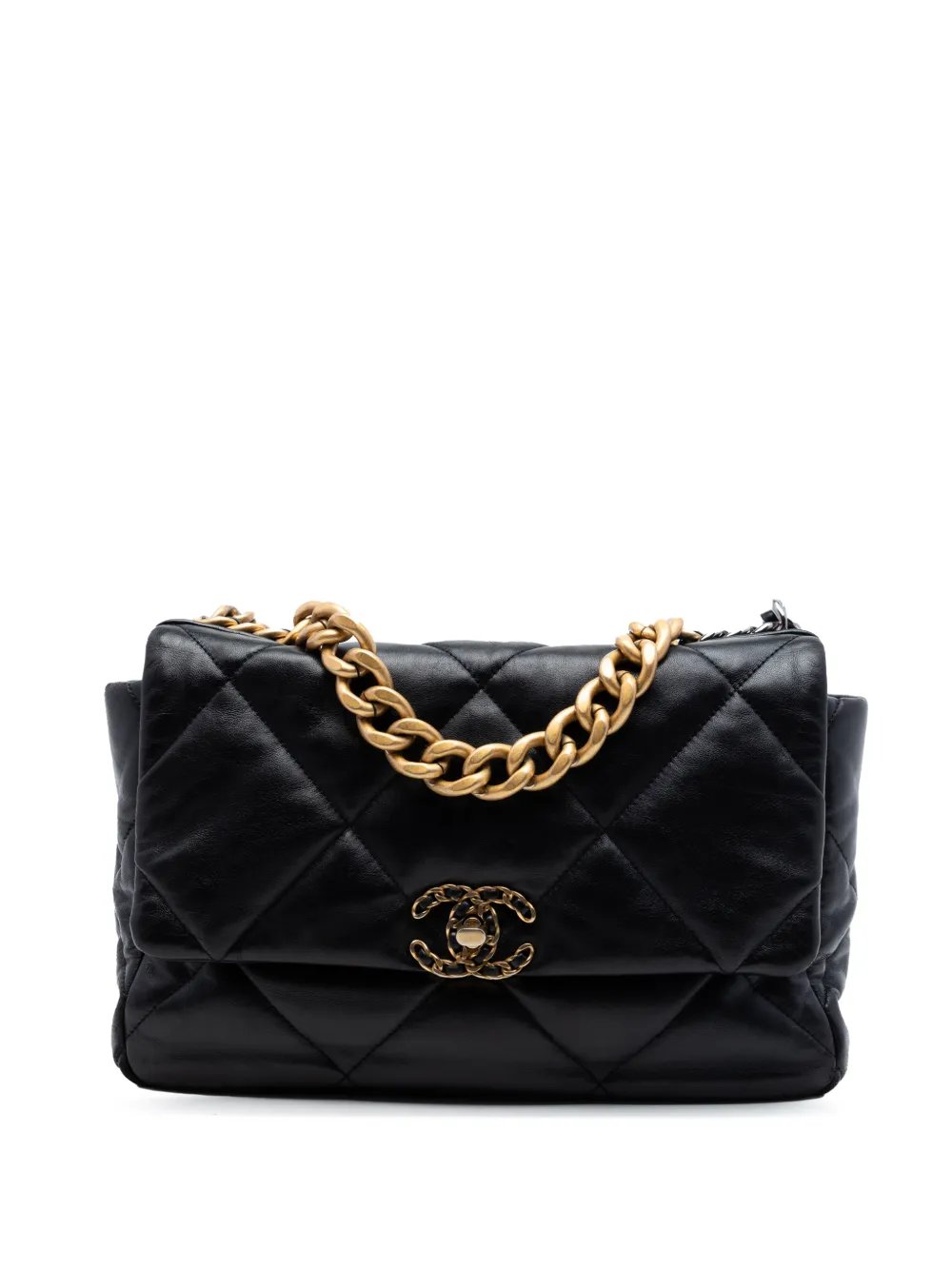 2021-2026 Large Lambskin 19 Flap satchel