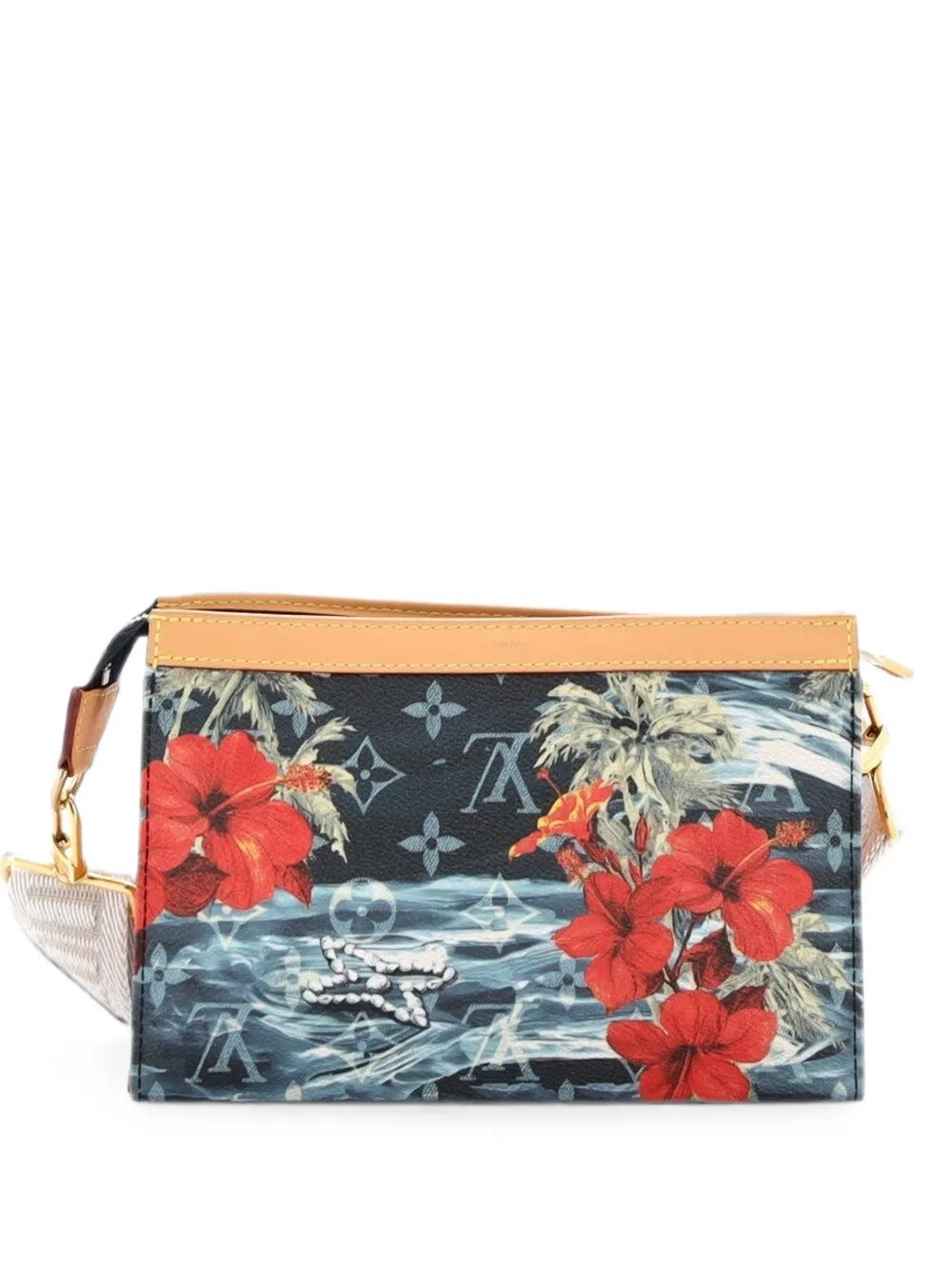 Gaston Wearable Wallet Limited Edition Monogram Surfin' Canvas crossbody bag