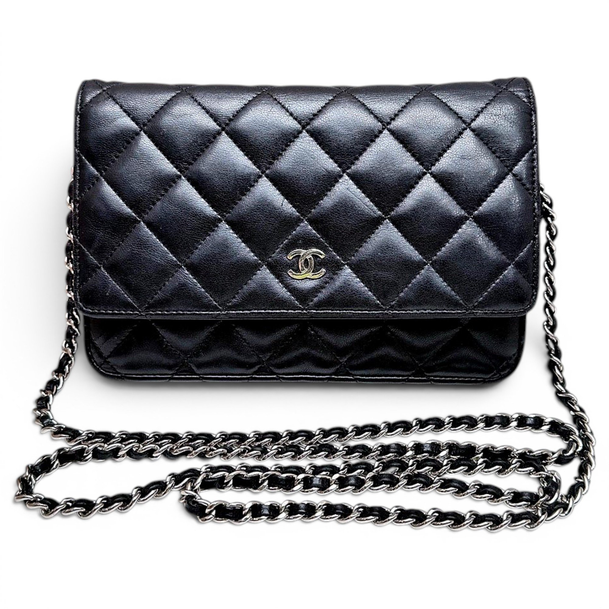 Wallet On Chain Timeless/Classique leather crossbody bag