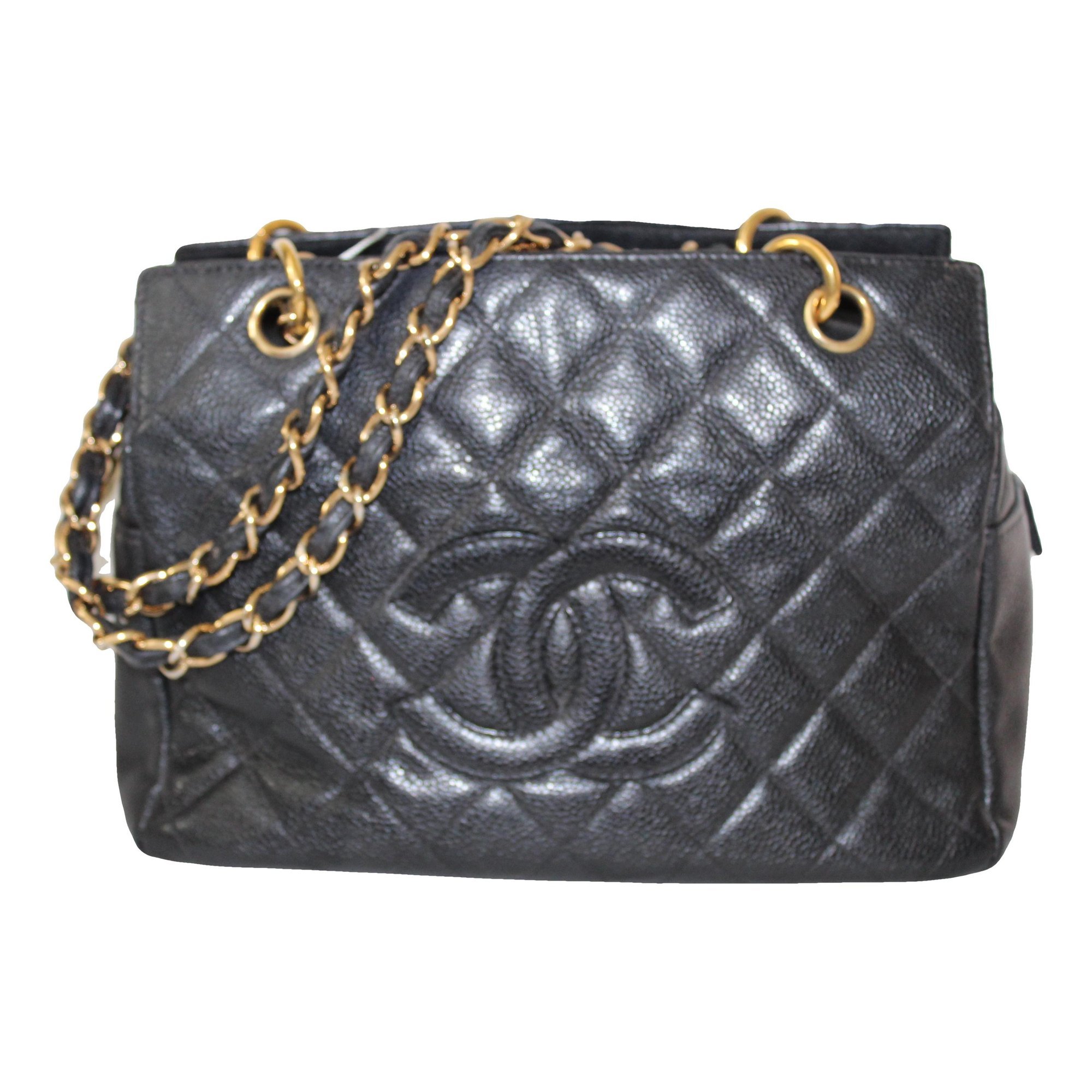 Petite Shopping Tote leather tote