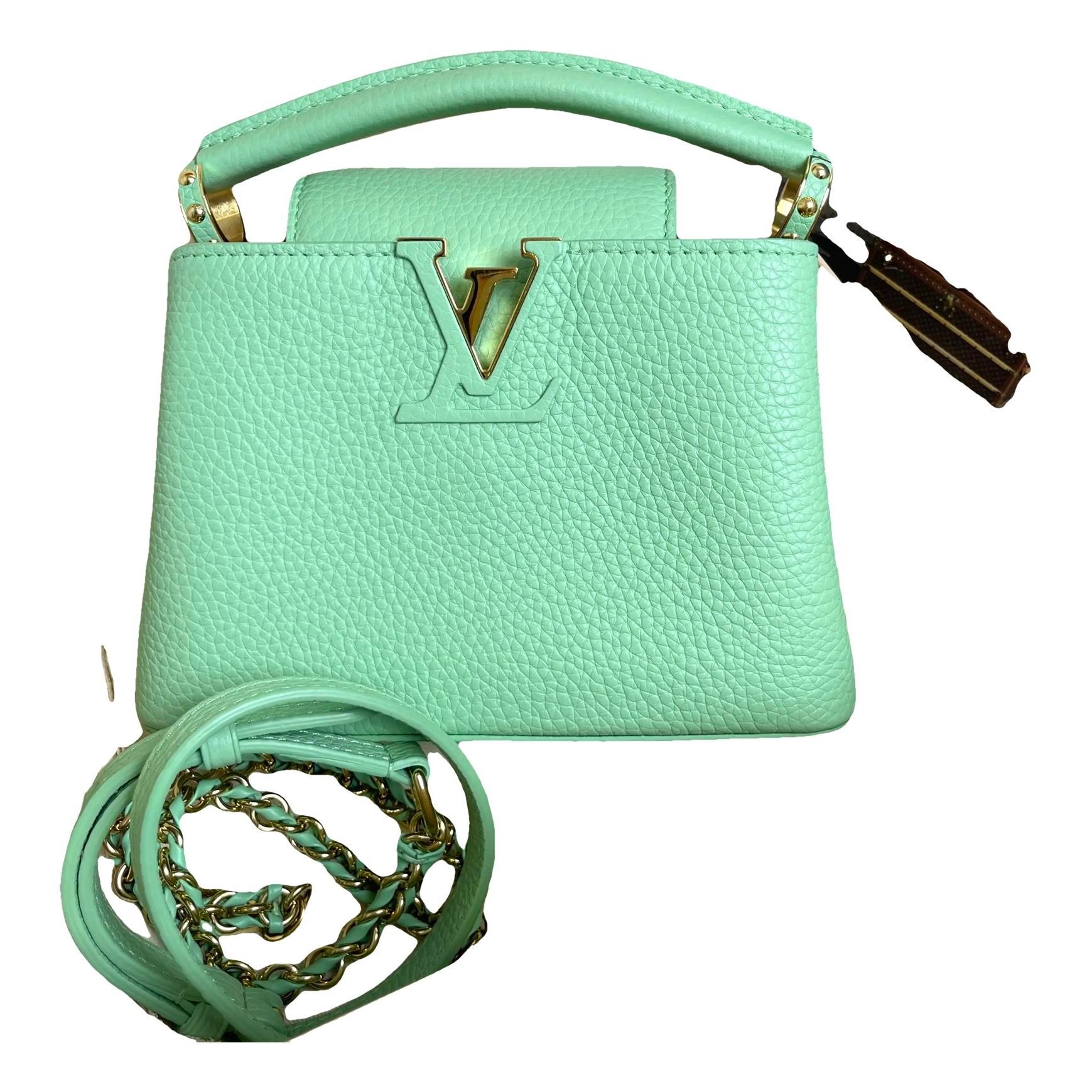 Capucines leather handbag