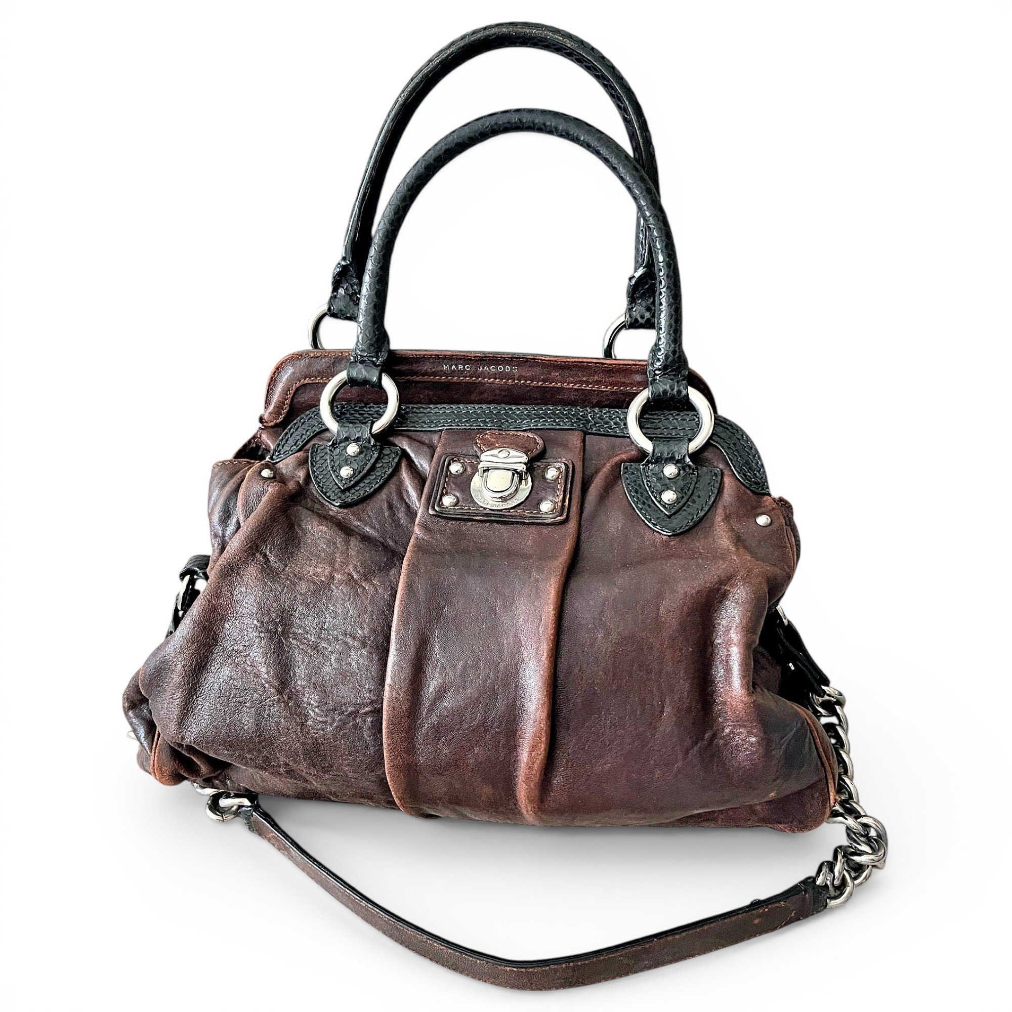 Stam leather handbag
