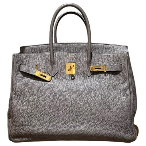 Birkin 35 leather handbag