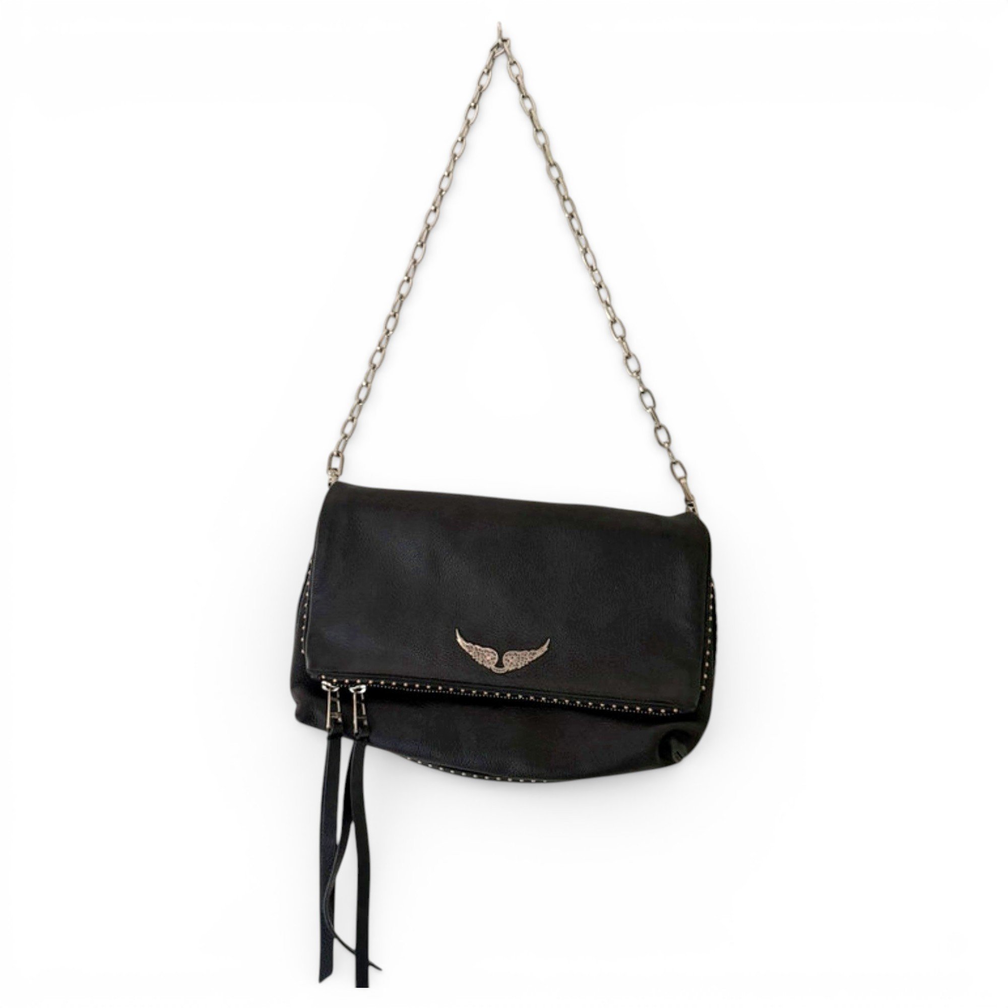 Rock leather handbag
