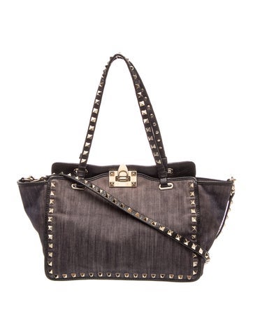 Rockstud Top Handle Bag