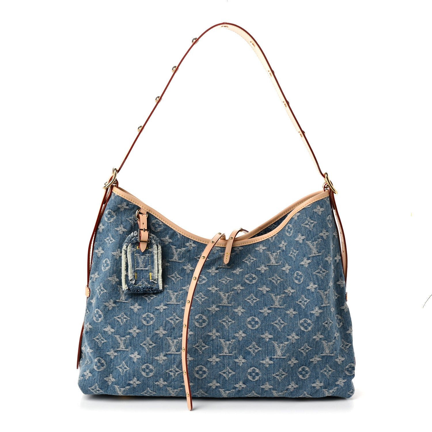 Louis Vuitton Monogram Denim CarryAll MM Blue