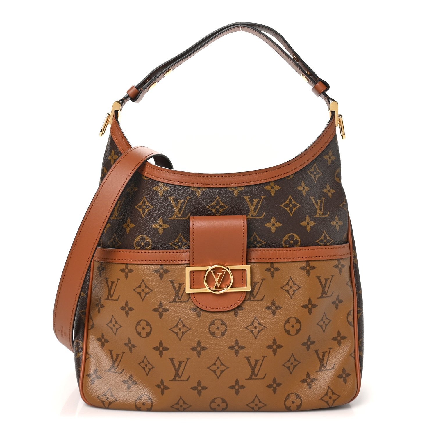 Louis Vuitton Louis Vuitton Reverse Monogram Dauphine Hobo MM
