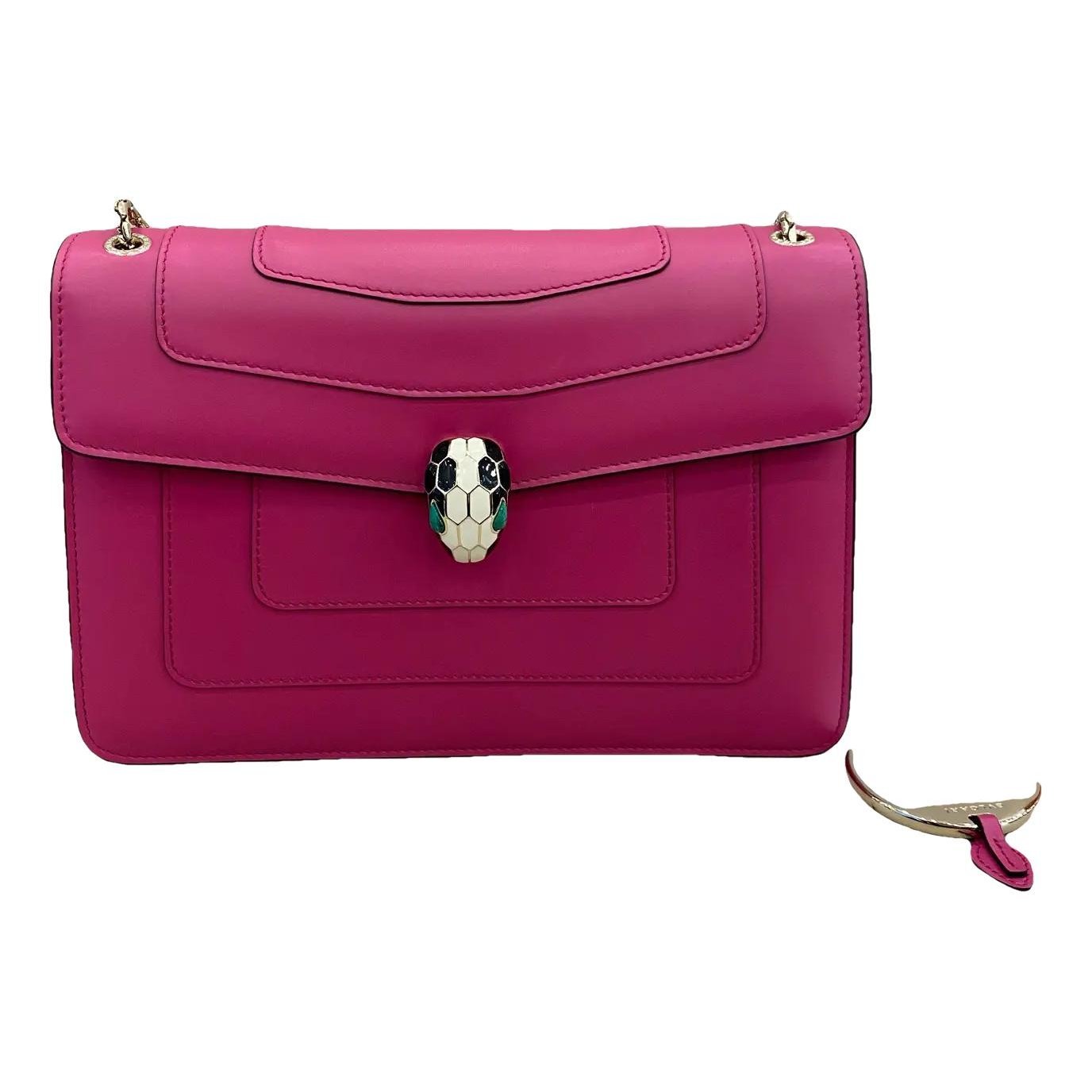Bvlgari Serpenti leather handbag