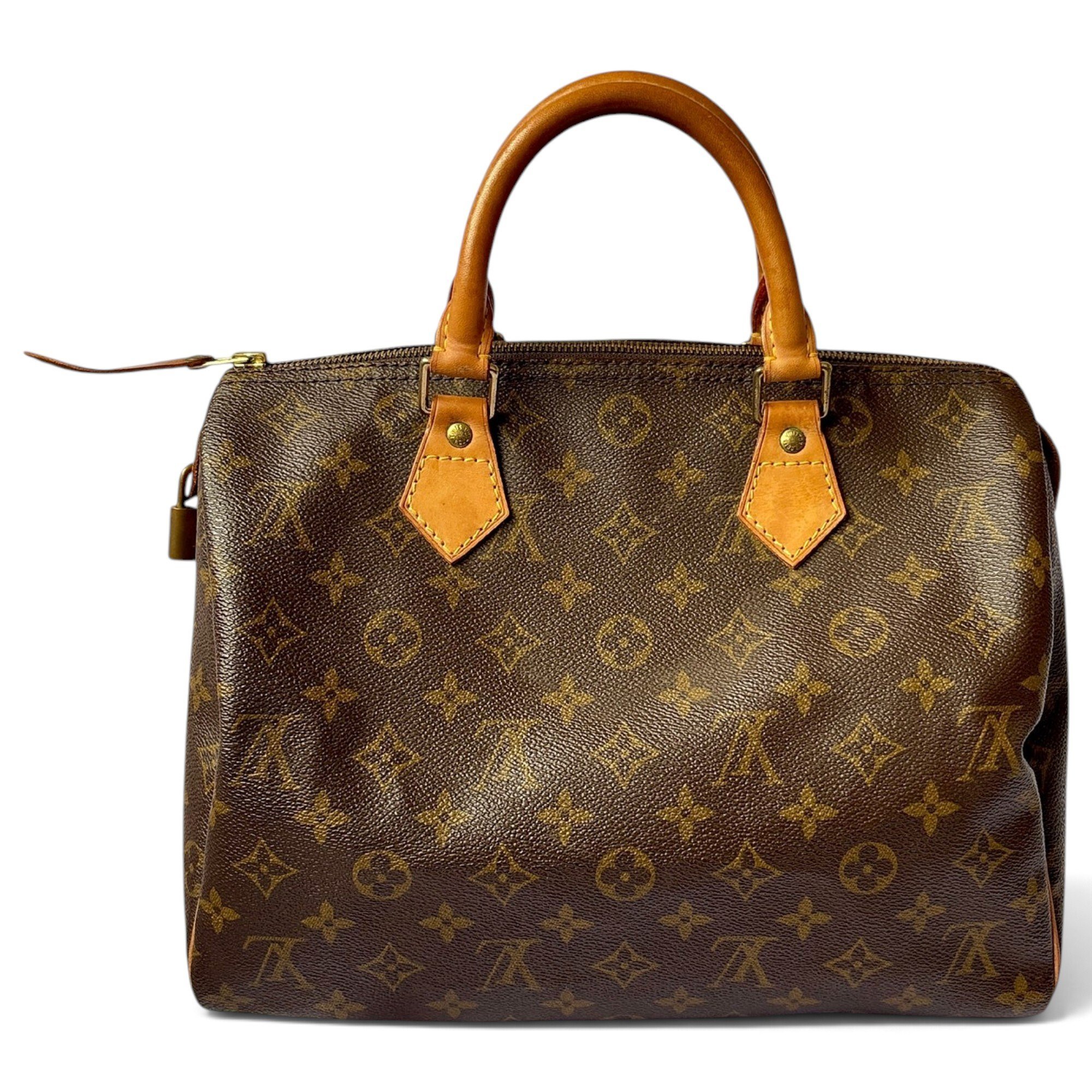 Speedy leather handbag