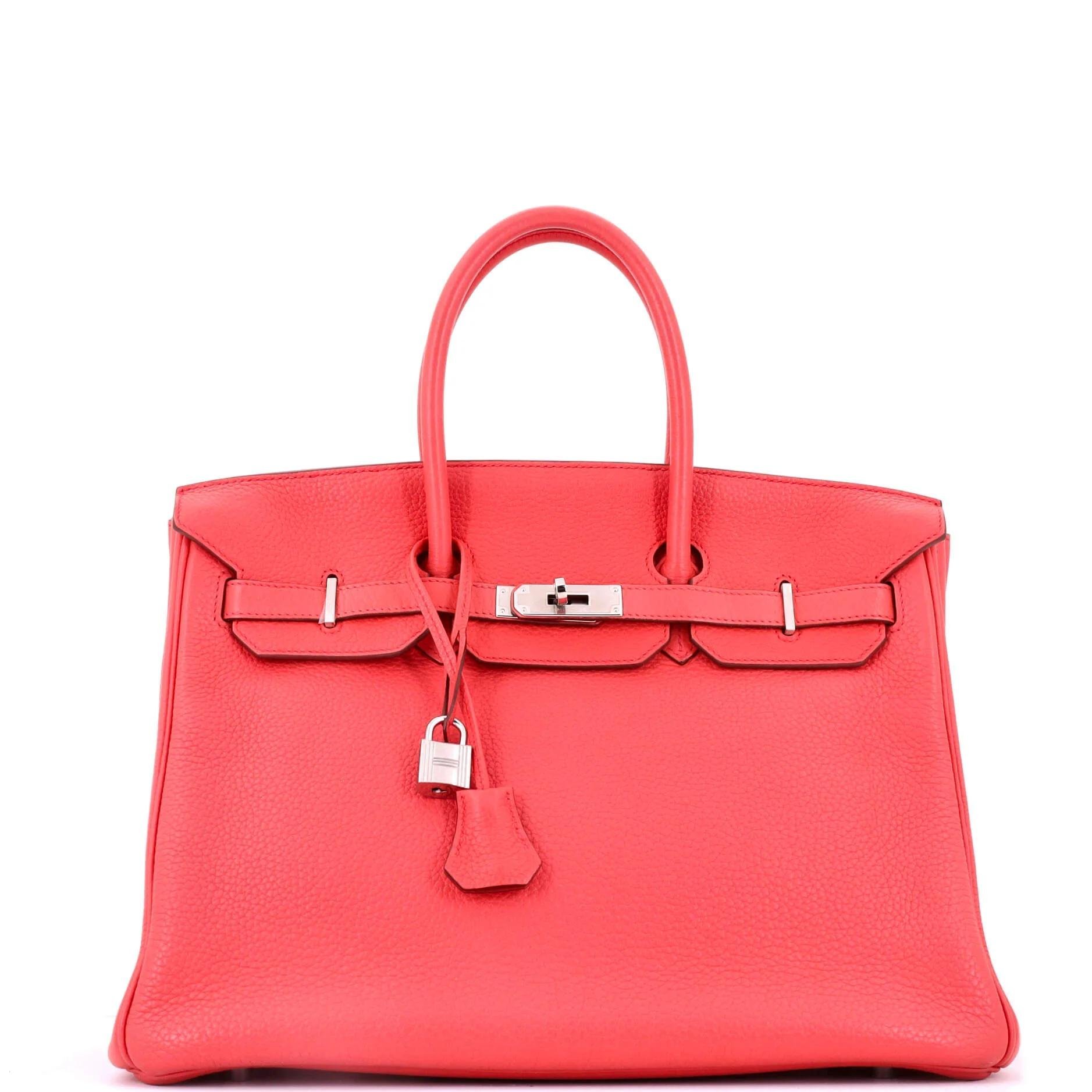 Birkin 35 leather tote