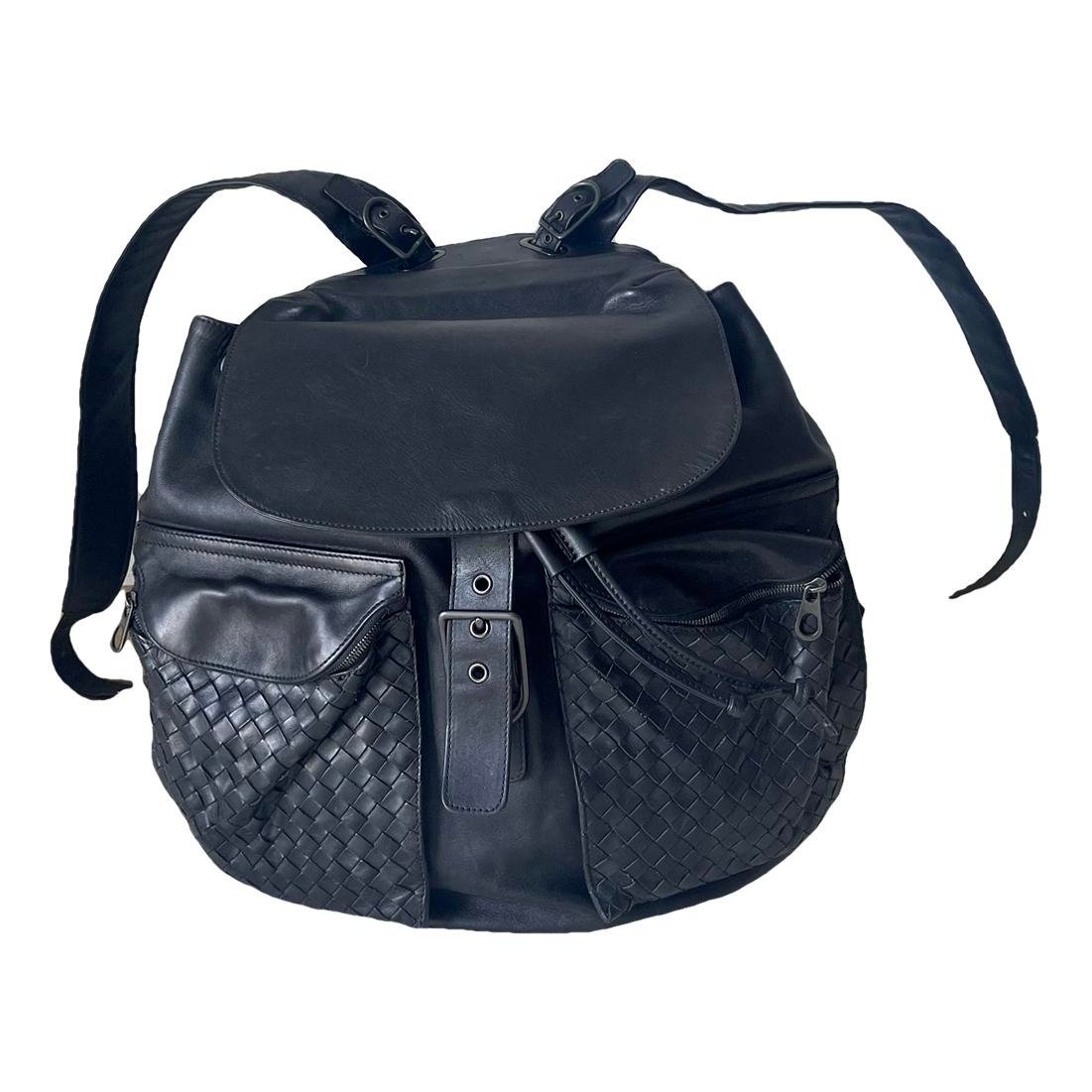 Leather backpack
