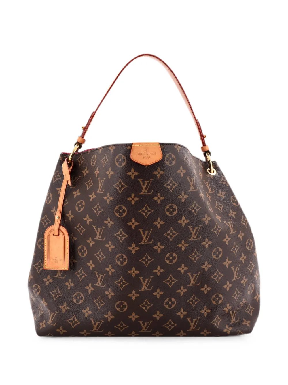 Graceful Handbag Monogram Canvas MM hobo bag