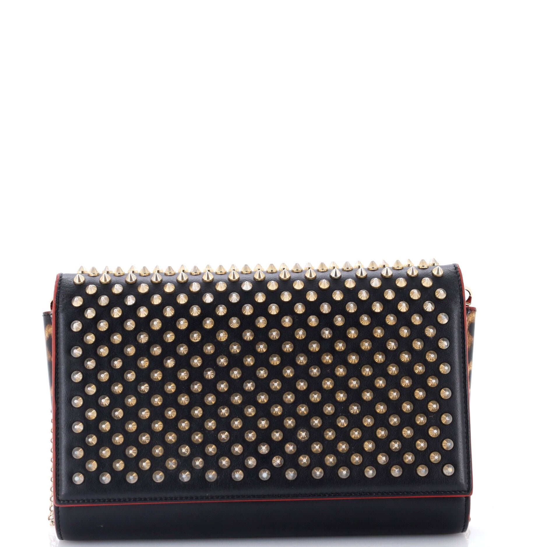 Paloma Clutch Spiked Leather