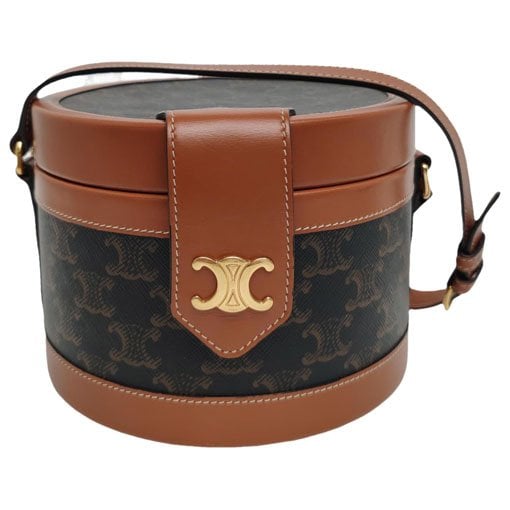 Triomphe leather handbag