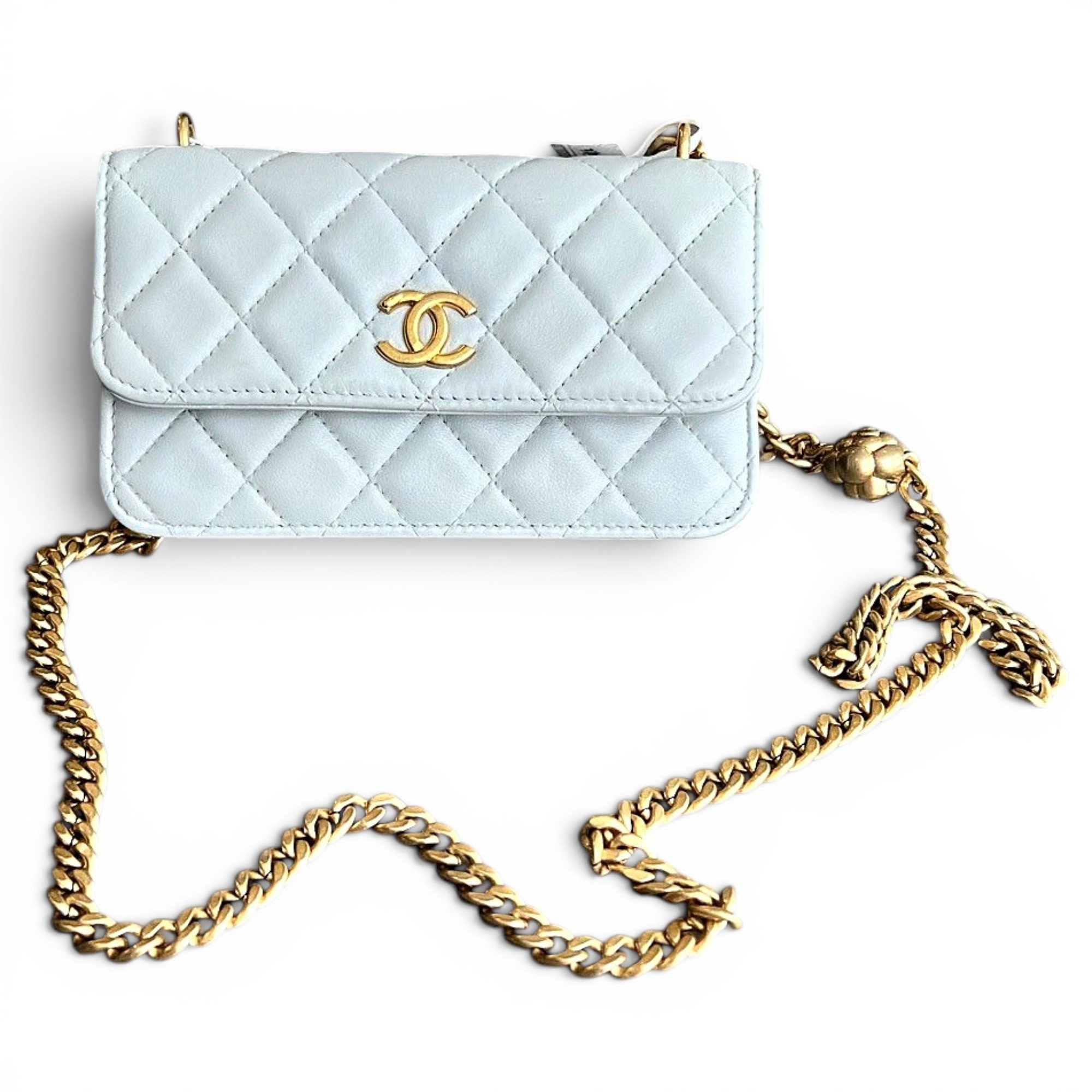 Wallet On Chain Timeless/Classique leather crossbody bag