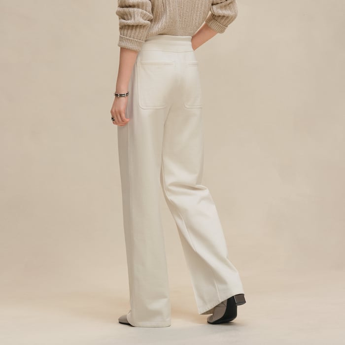 Blanc Cassé Loose Fit Pants