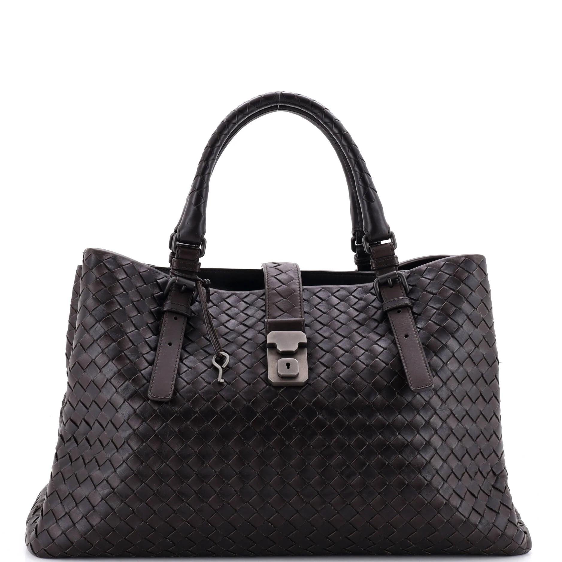 Roma leather tote