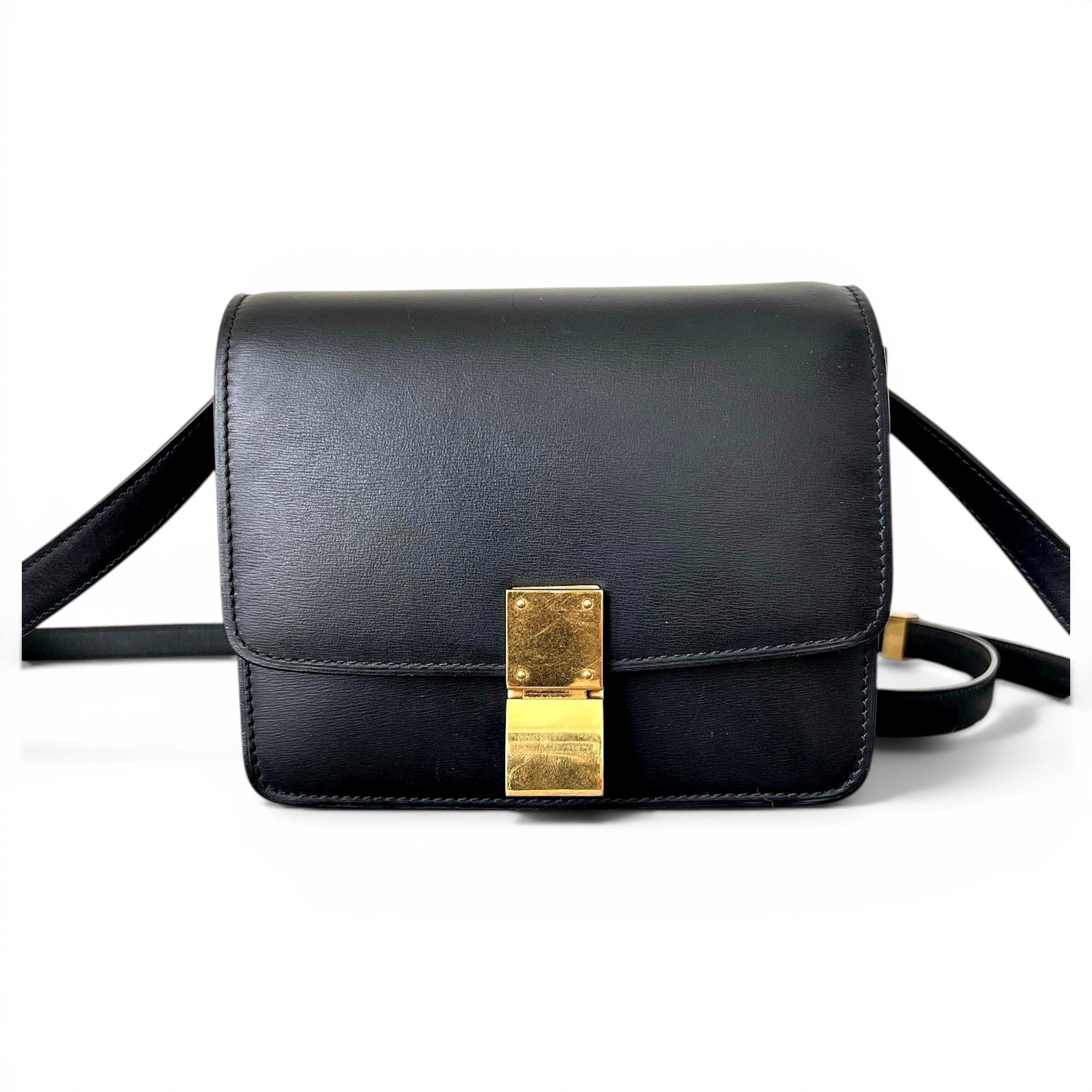 Classic leather handbag