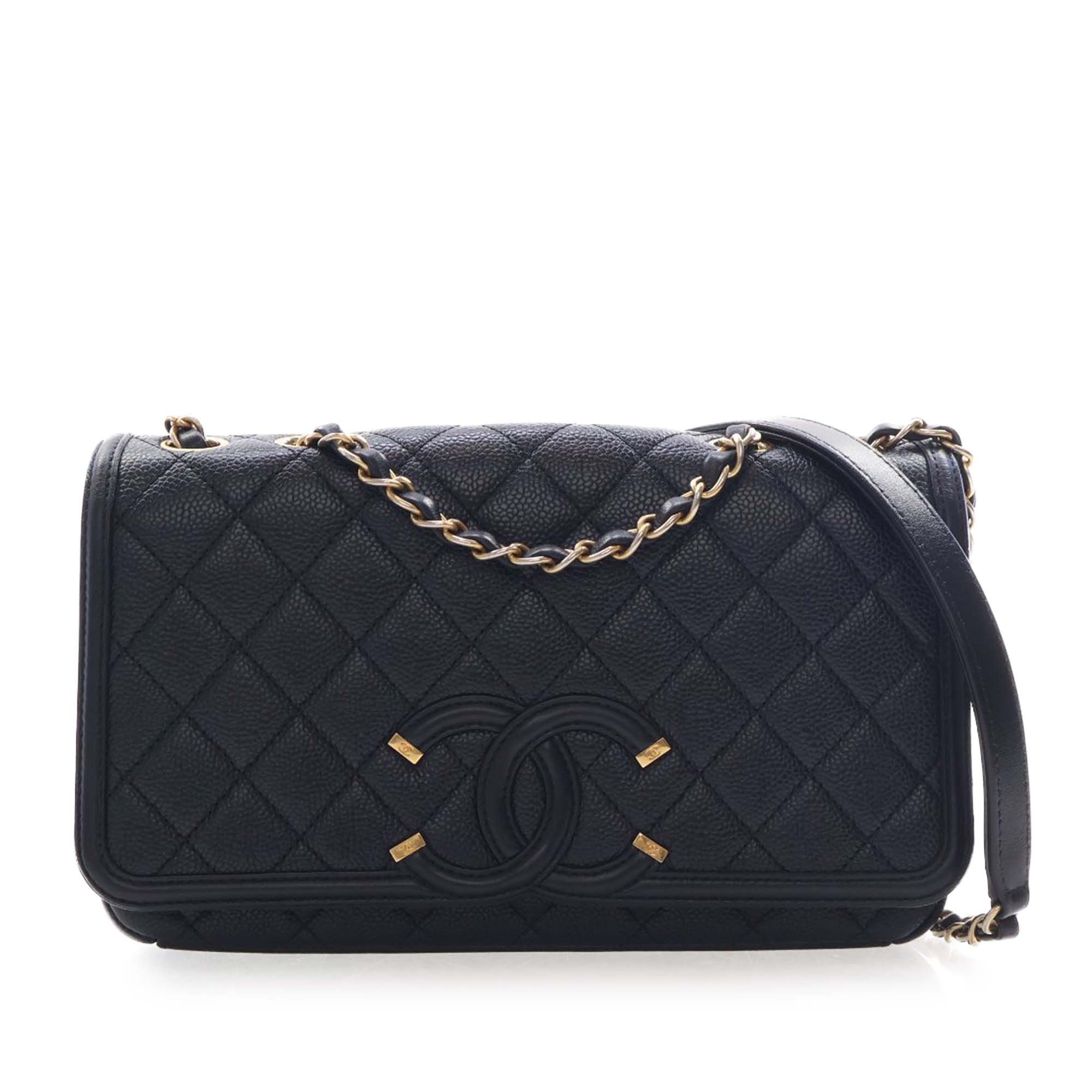 CC Filigree leather crossbody bag