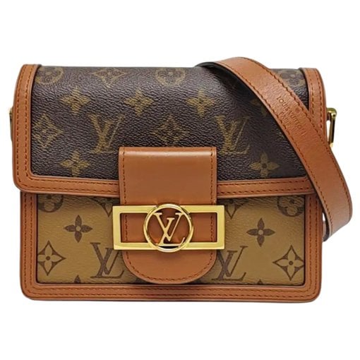 Dauphine leather mini bag
