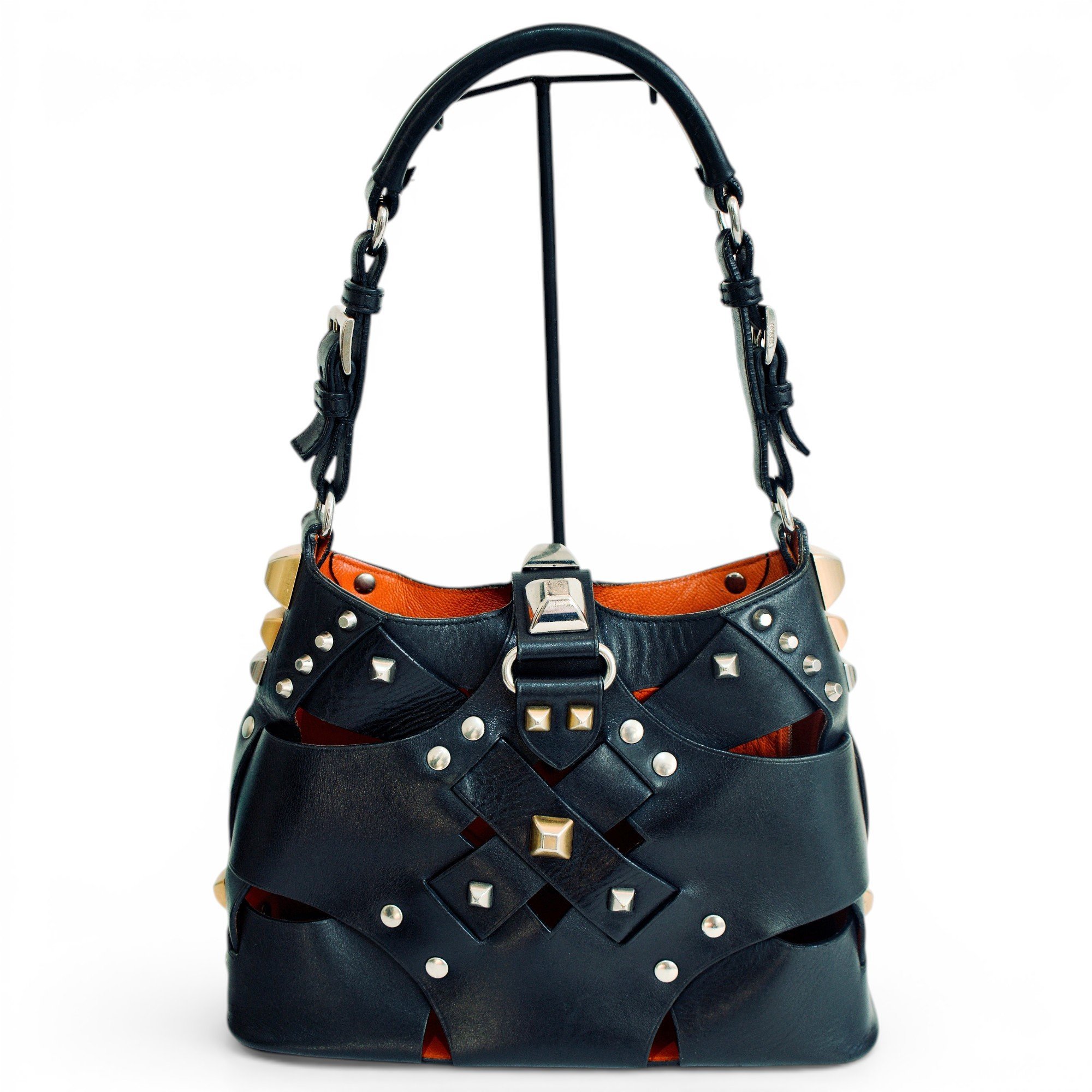 Leather handbag