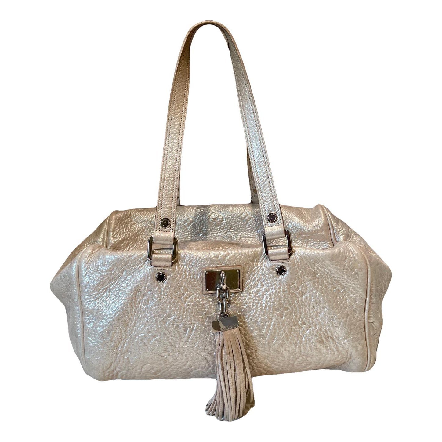 Comète leather handbag