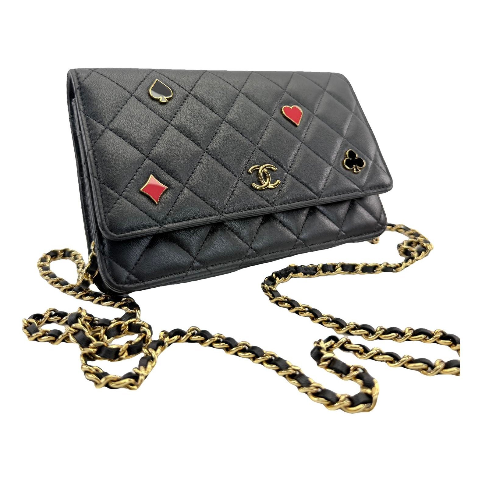 Wallet On Chain Timeless/Classique leather crossbody bag