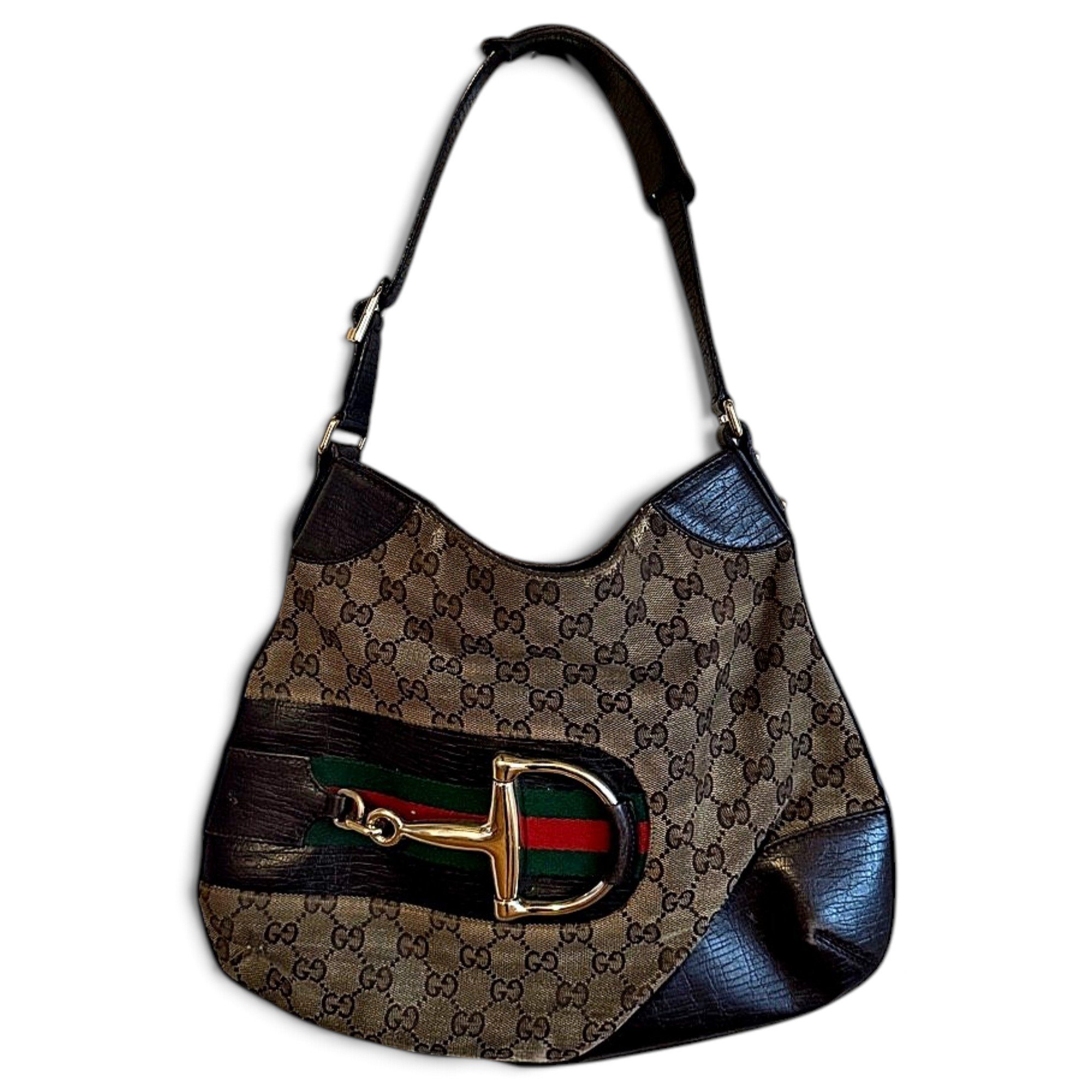 Hobo leather handbag