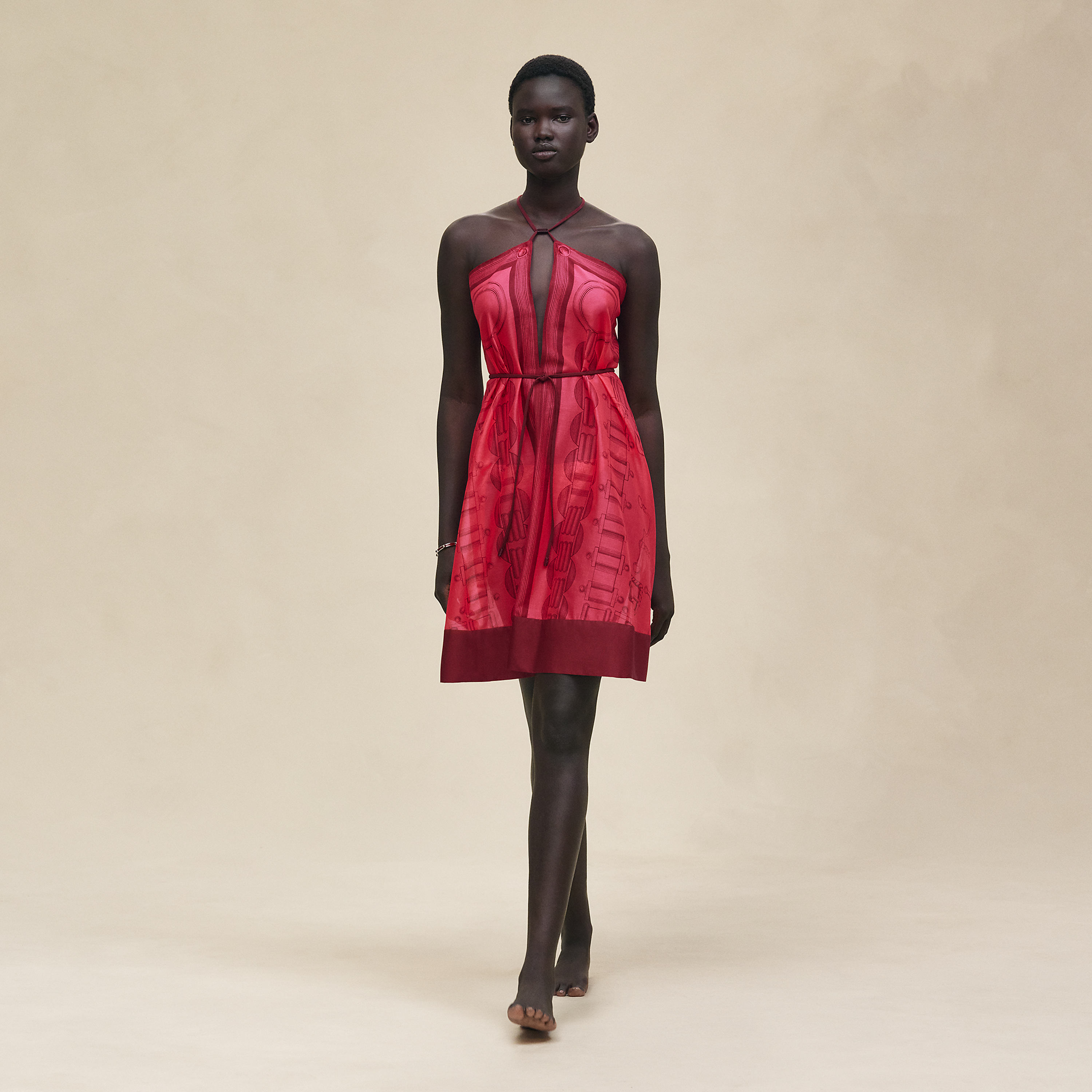 "Cahier du Colporteur" beach dress