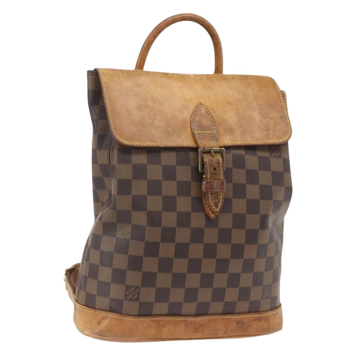 Leather backpack