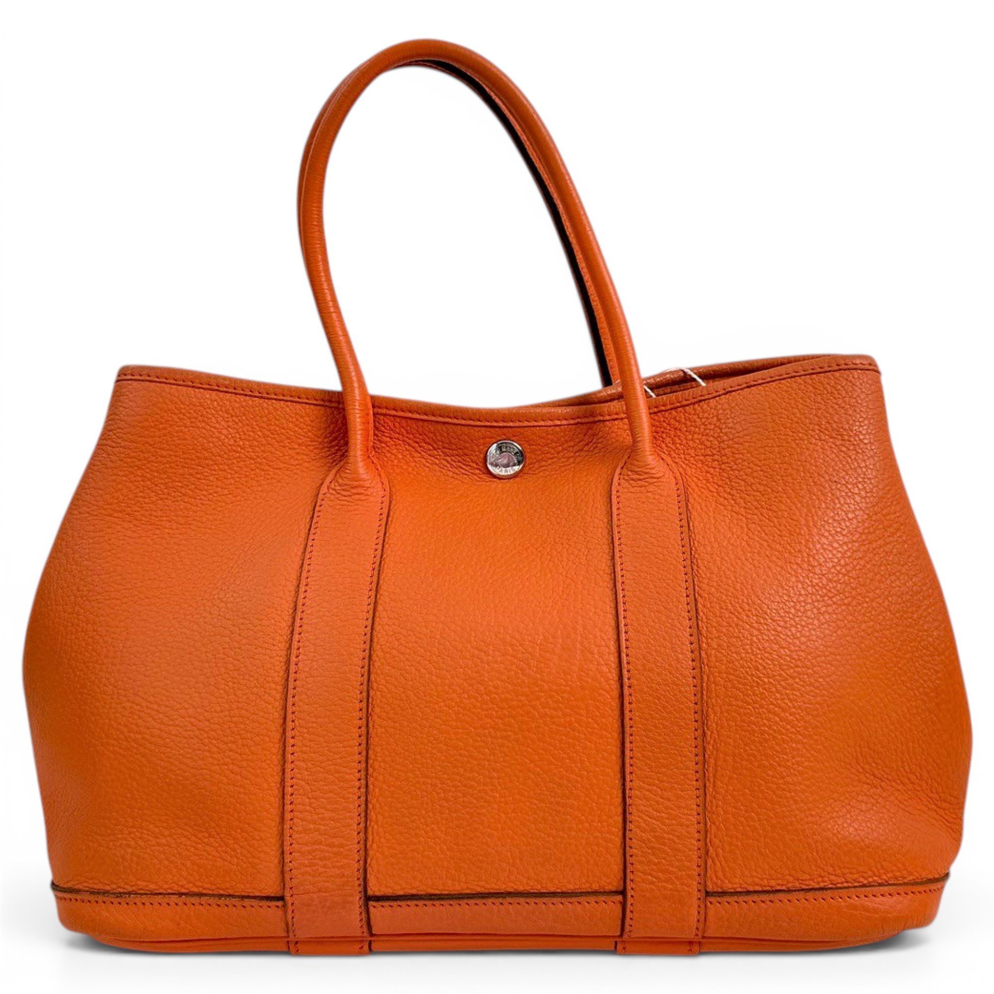 Garden Party leather handbag
