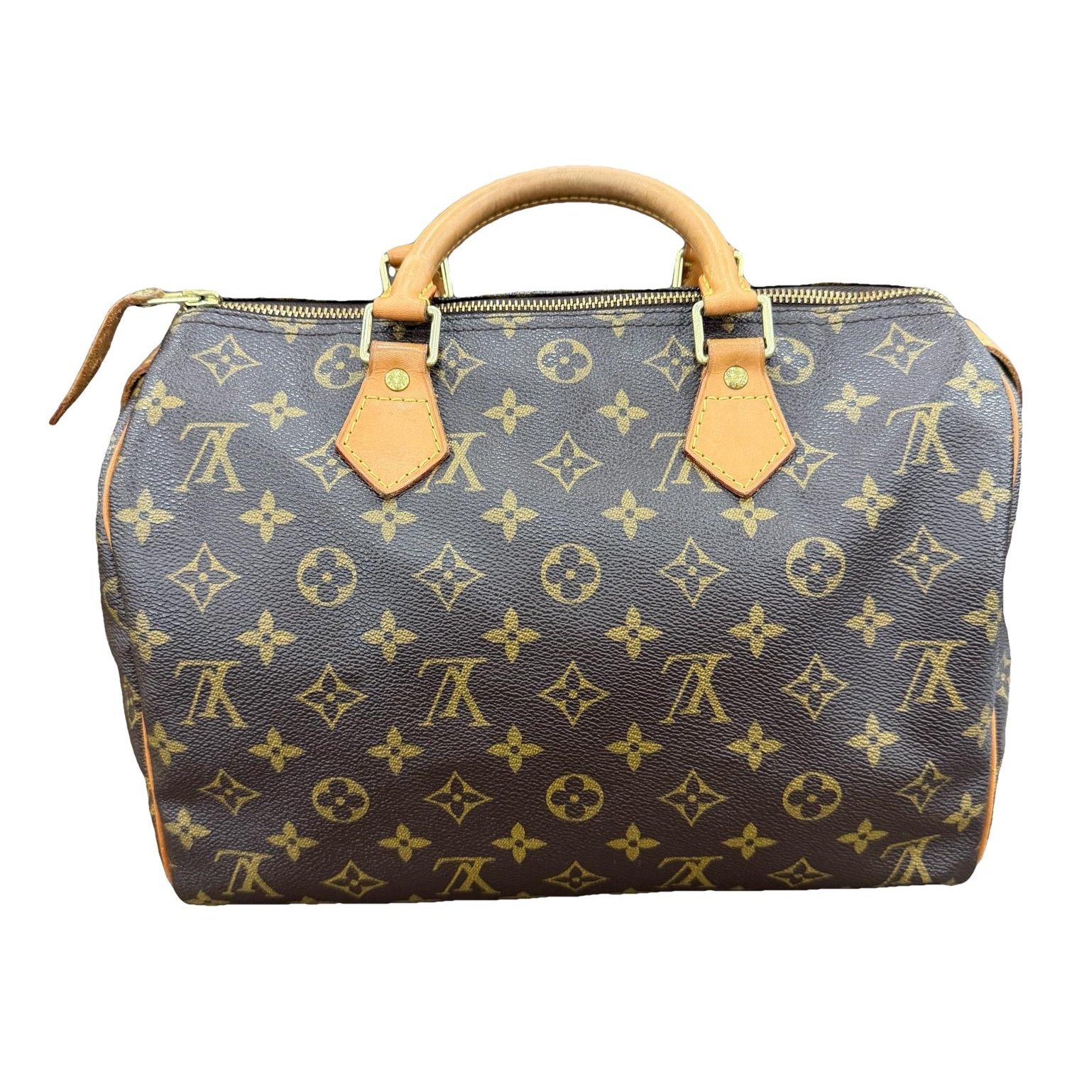 Speedy leather handbag