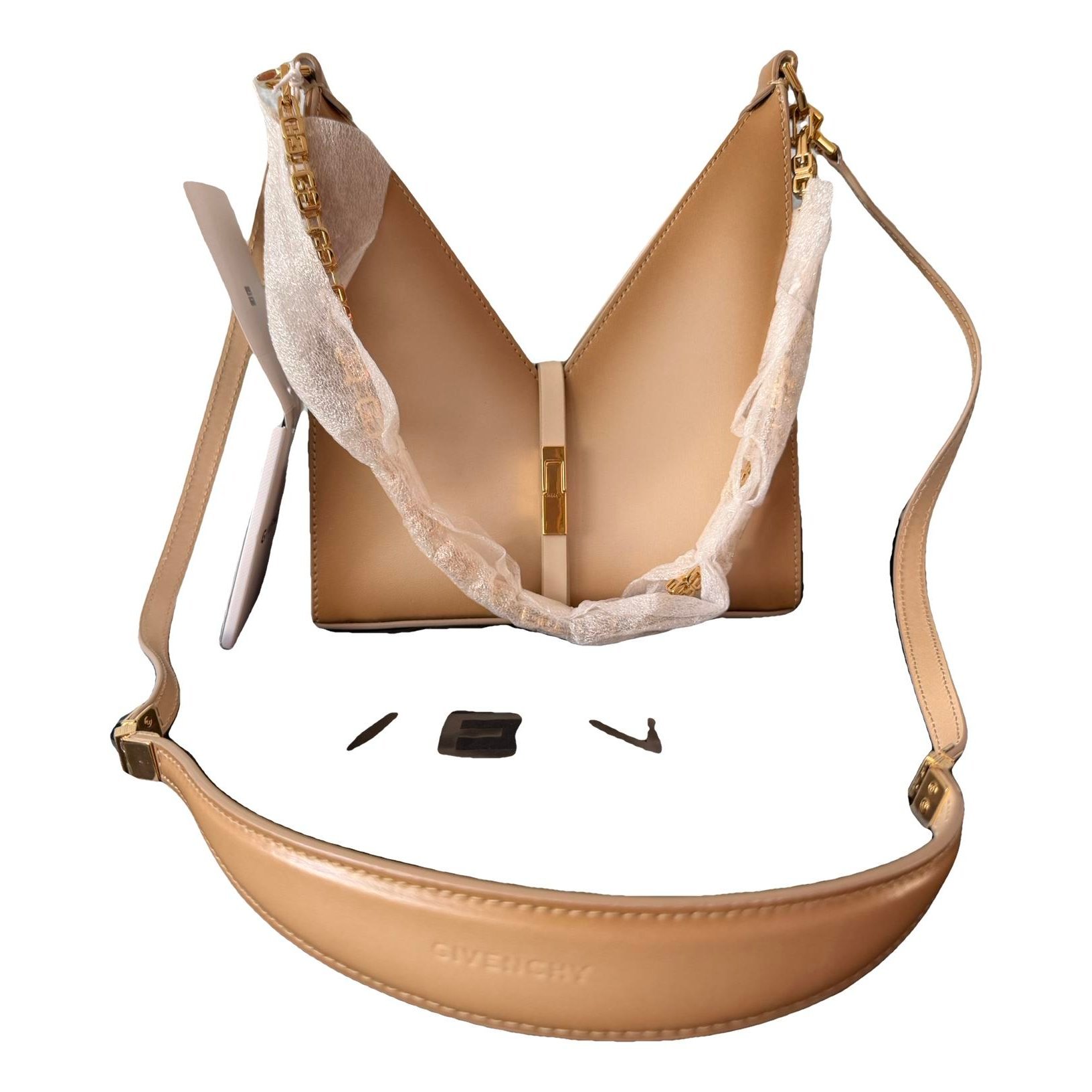 Cut Out leather handbag