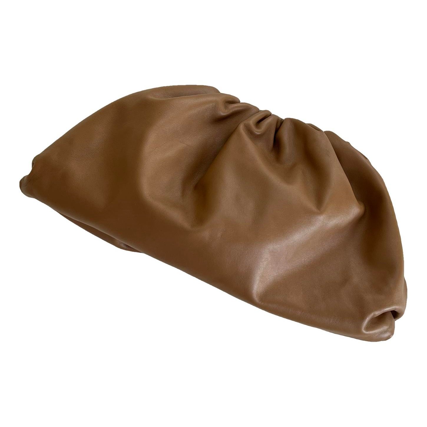 Pouch leather clutch bag