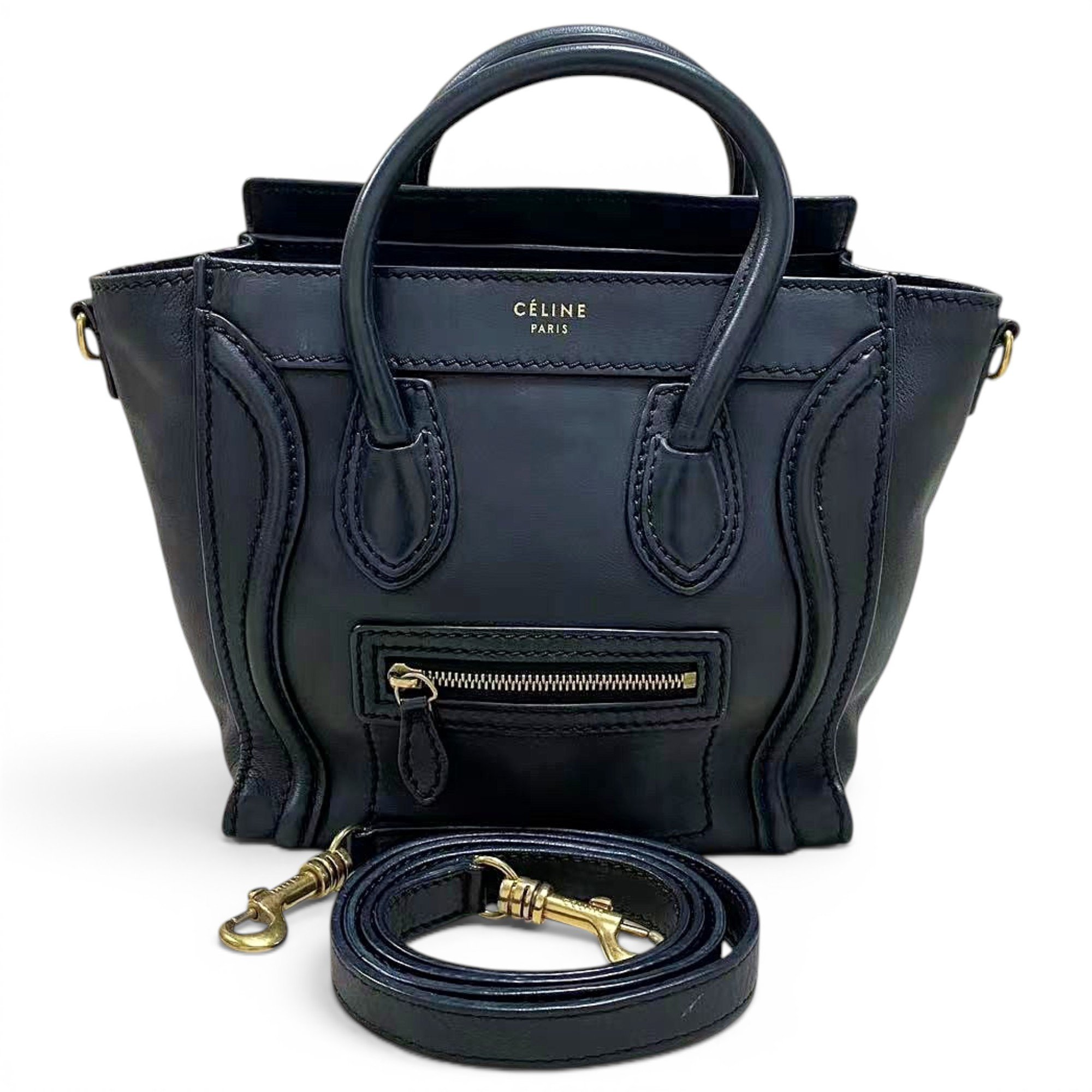 Nano Luggage leather handbag