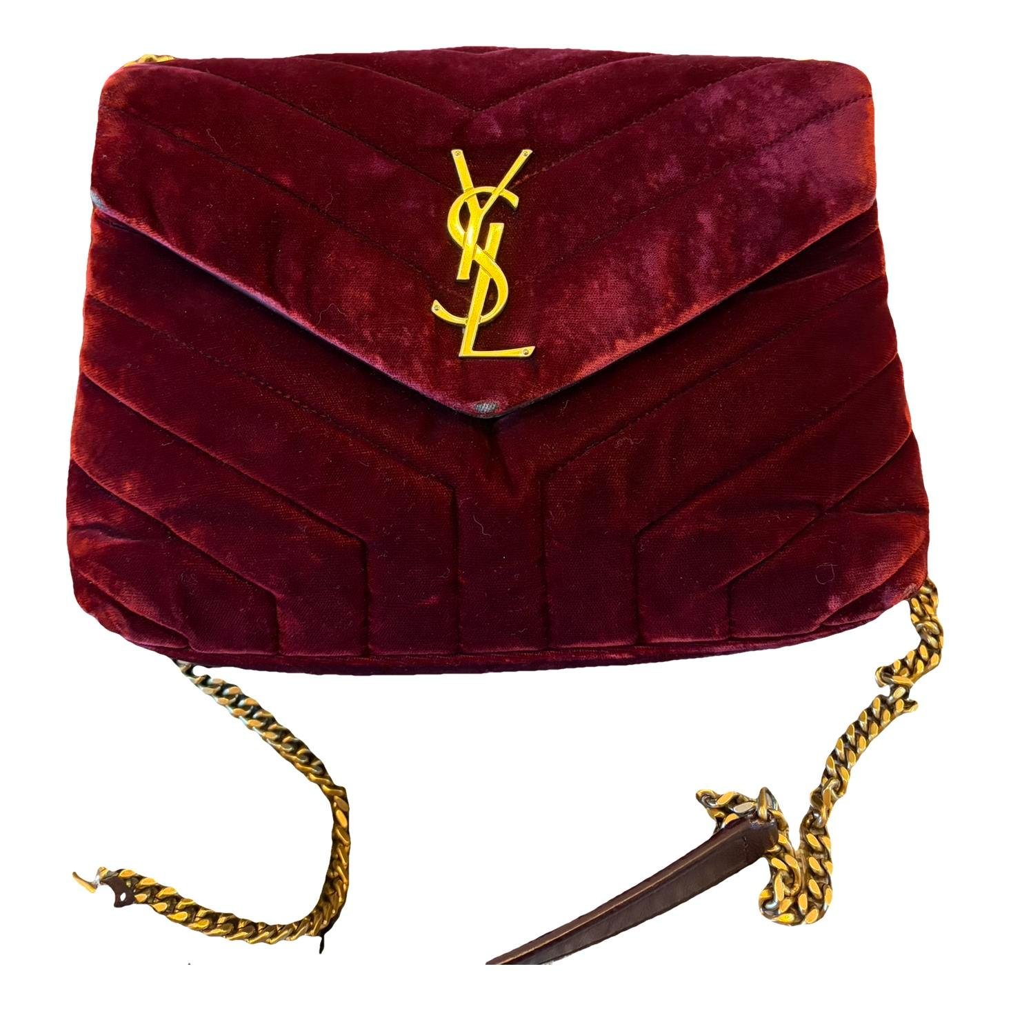 Saint Laurent Velvet crossbody bag