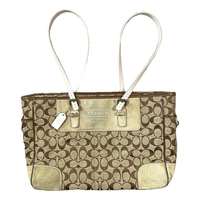 Leather tote