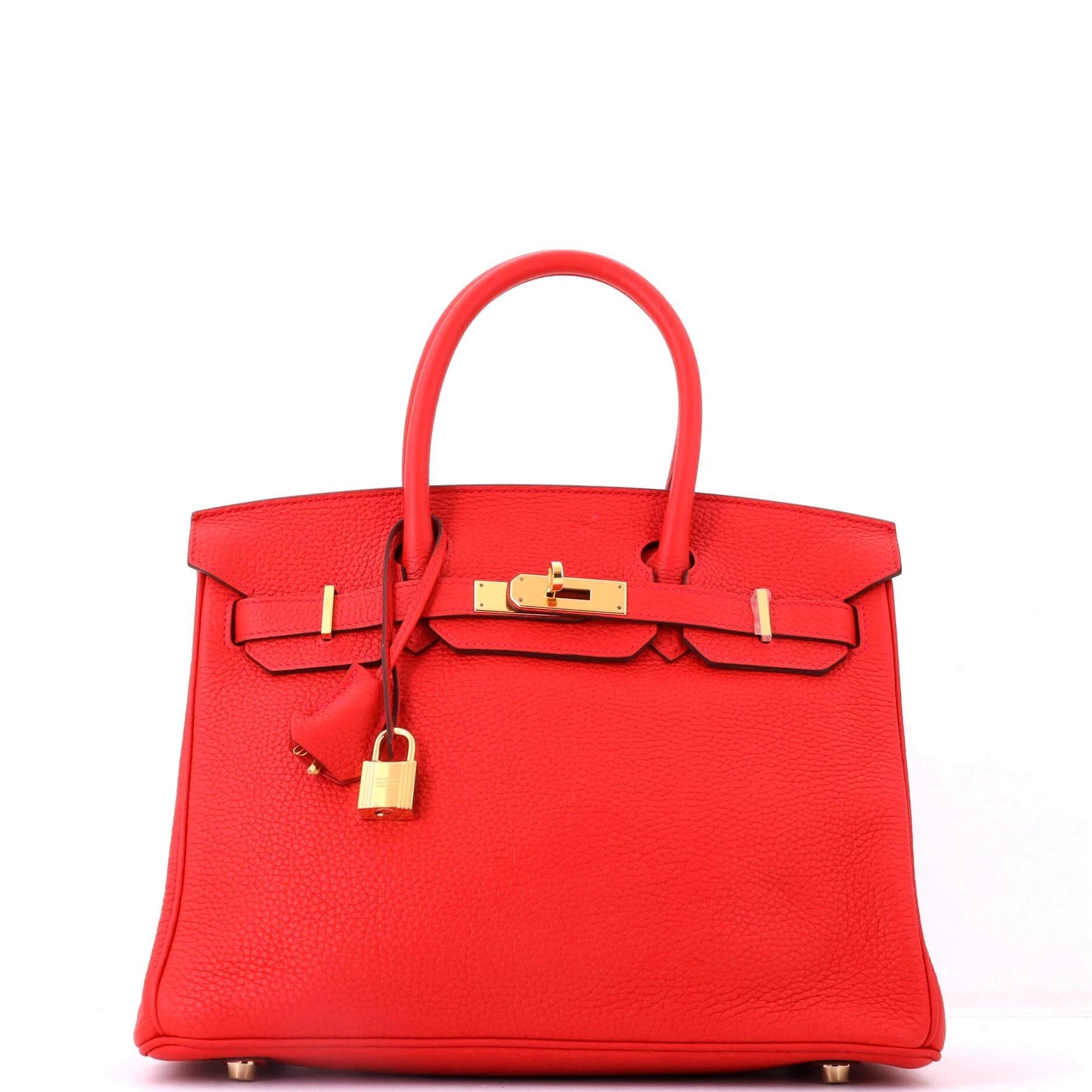 Birkin 30 leather tote