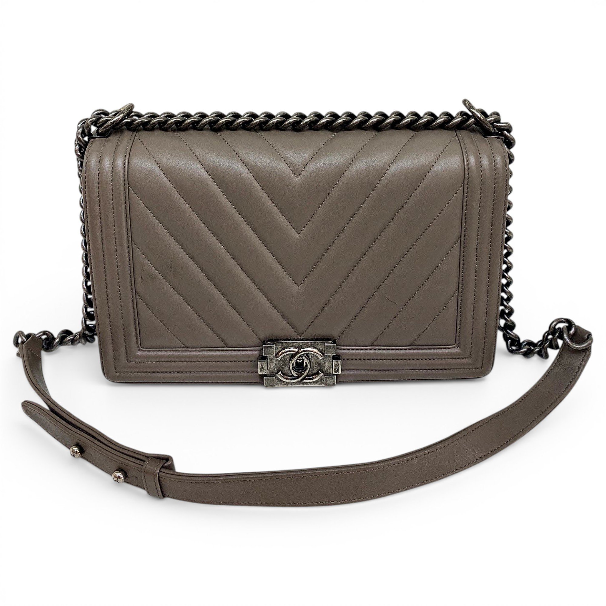 Boy leather crossbody bag