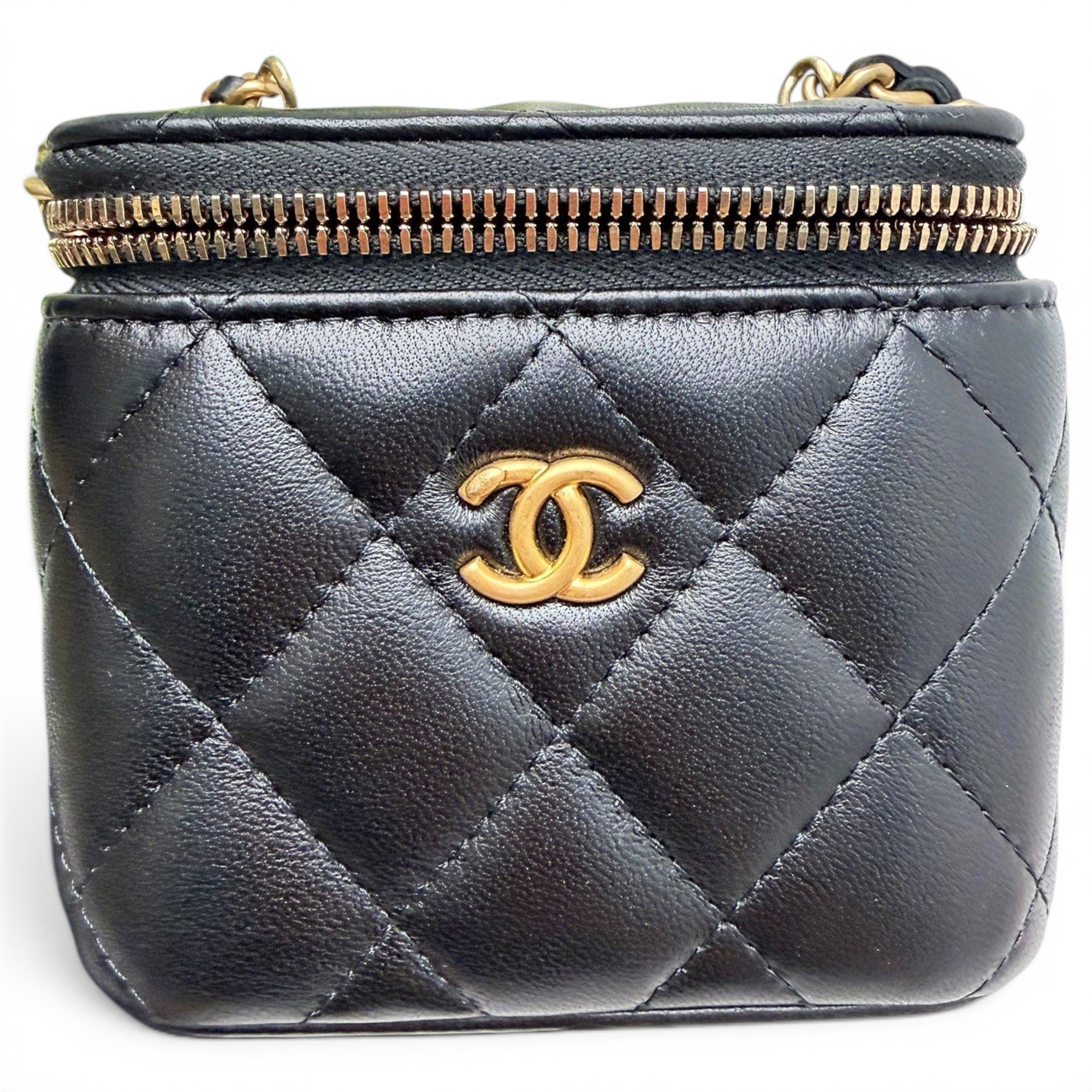 Vanity leather mini bag