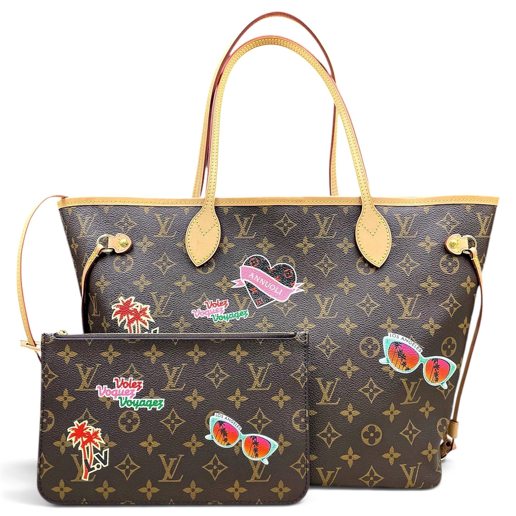 Neverfull leather handbag