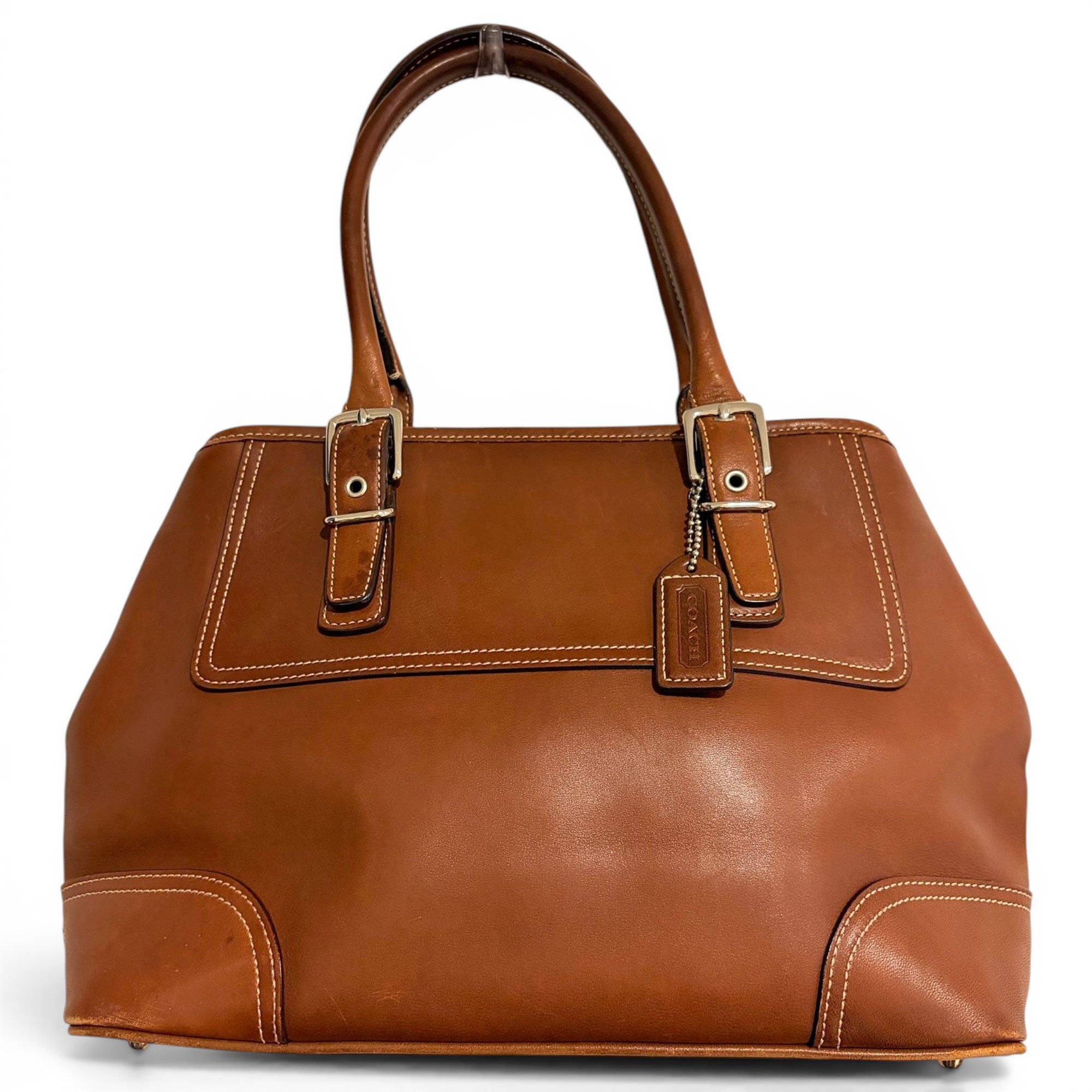 Leather tote