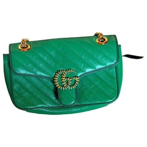 GG Marmont Flap leather crossbody bag