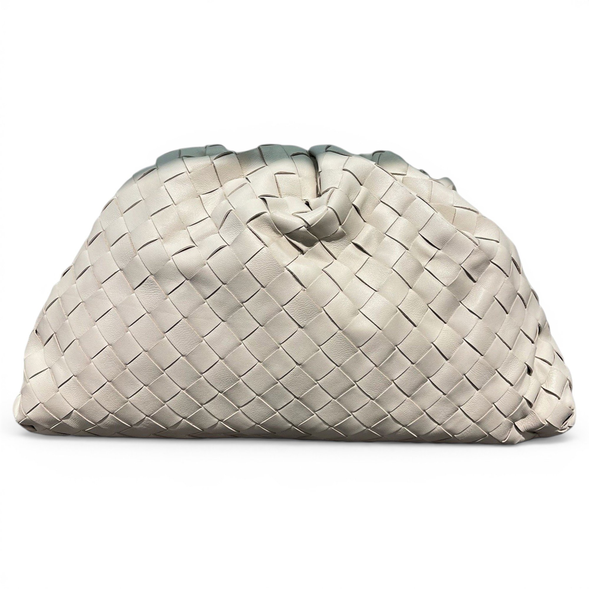 Pouch leather handbag