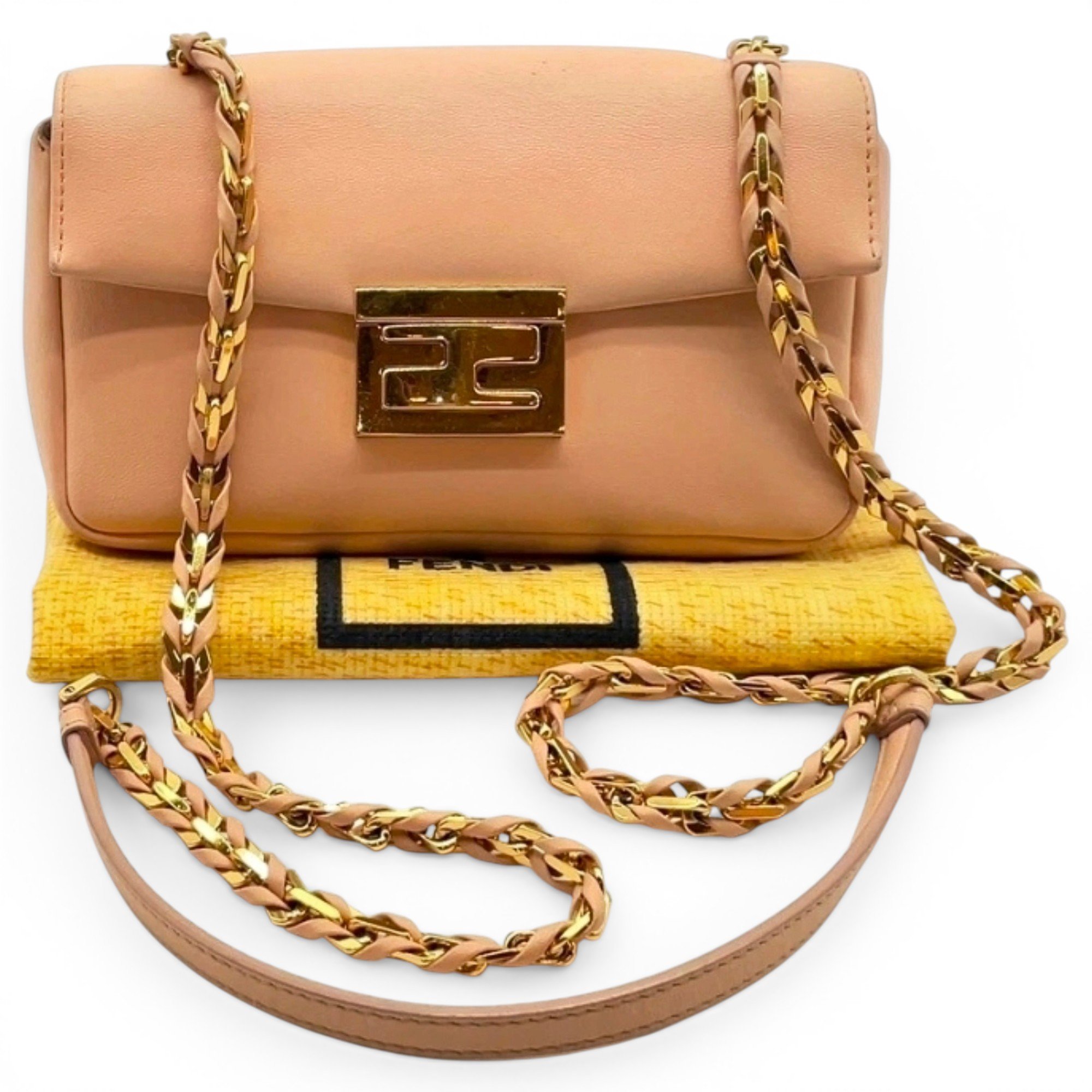 Baguette leather handbag