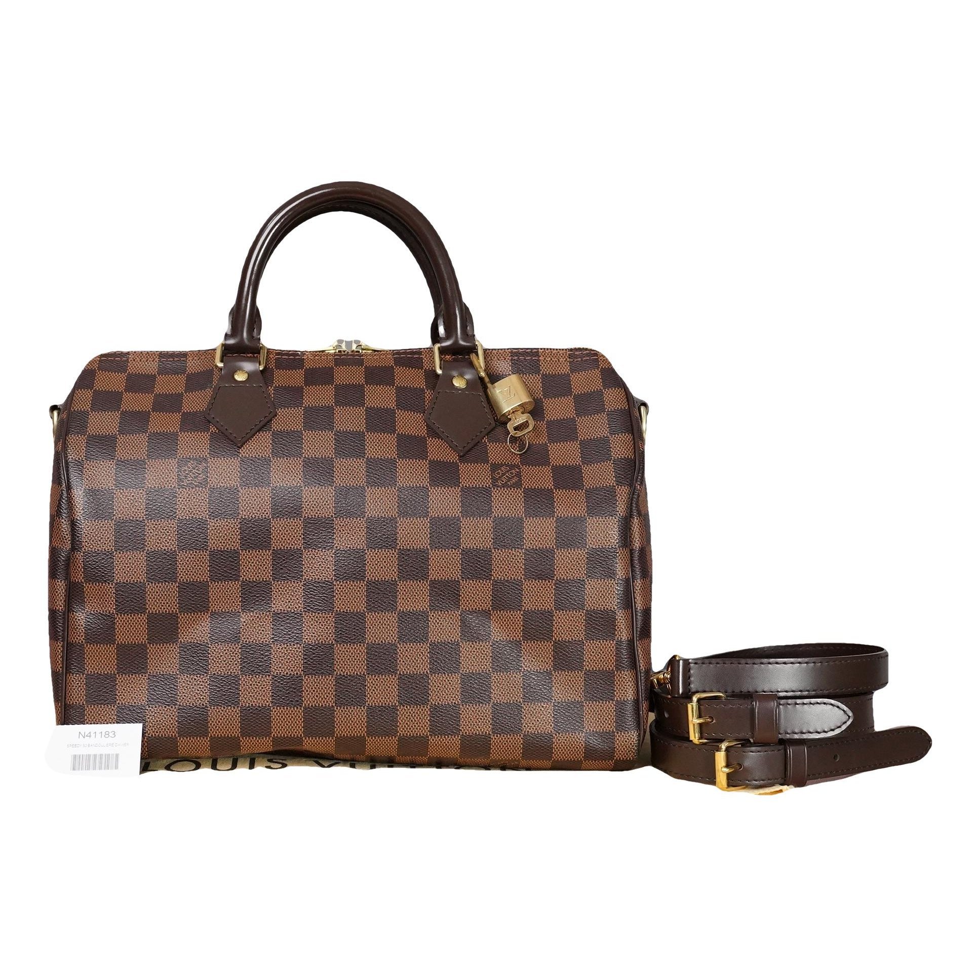 Louis Vuitton Speedy Bandoulière vinyl handbag