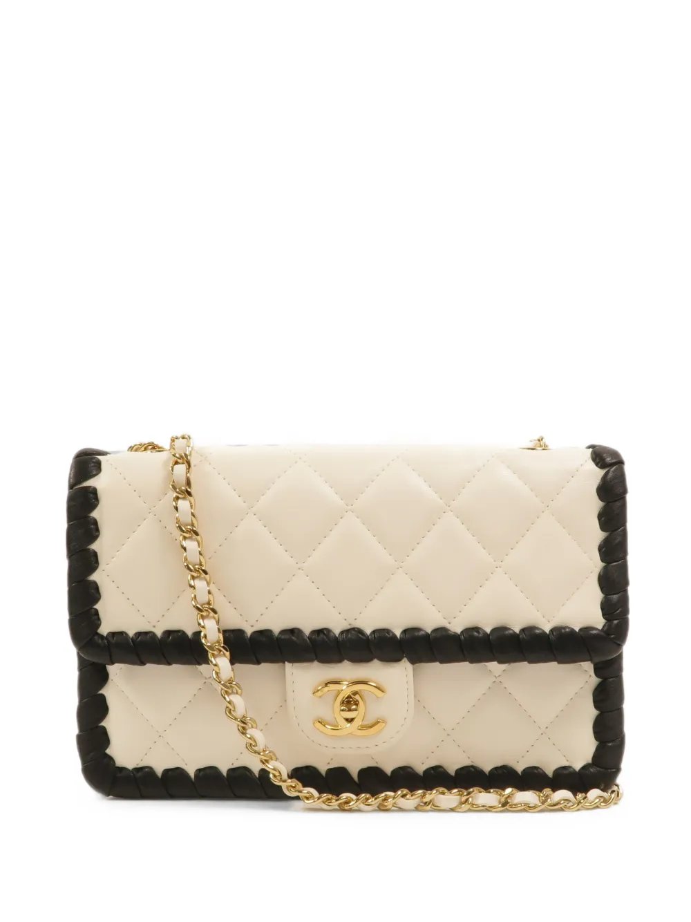 Wallet On Chain CC quilted shoulder bag