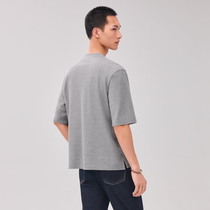 Gris T-shirt With Pocket
