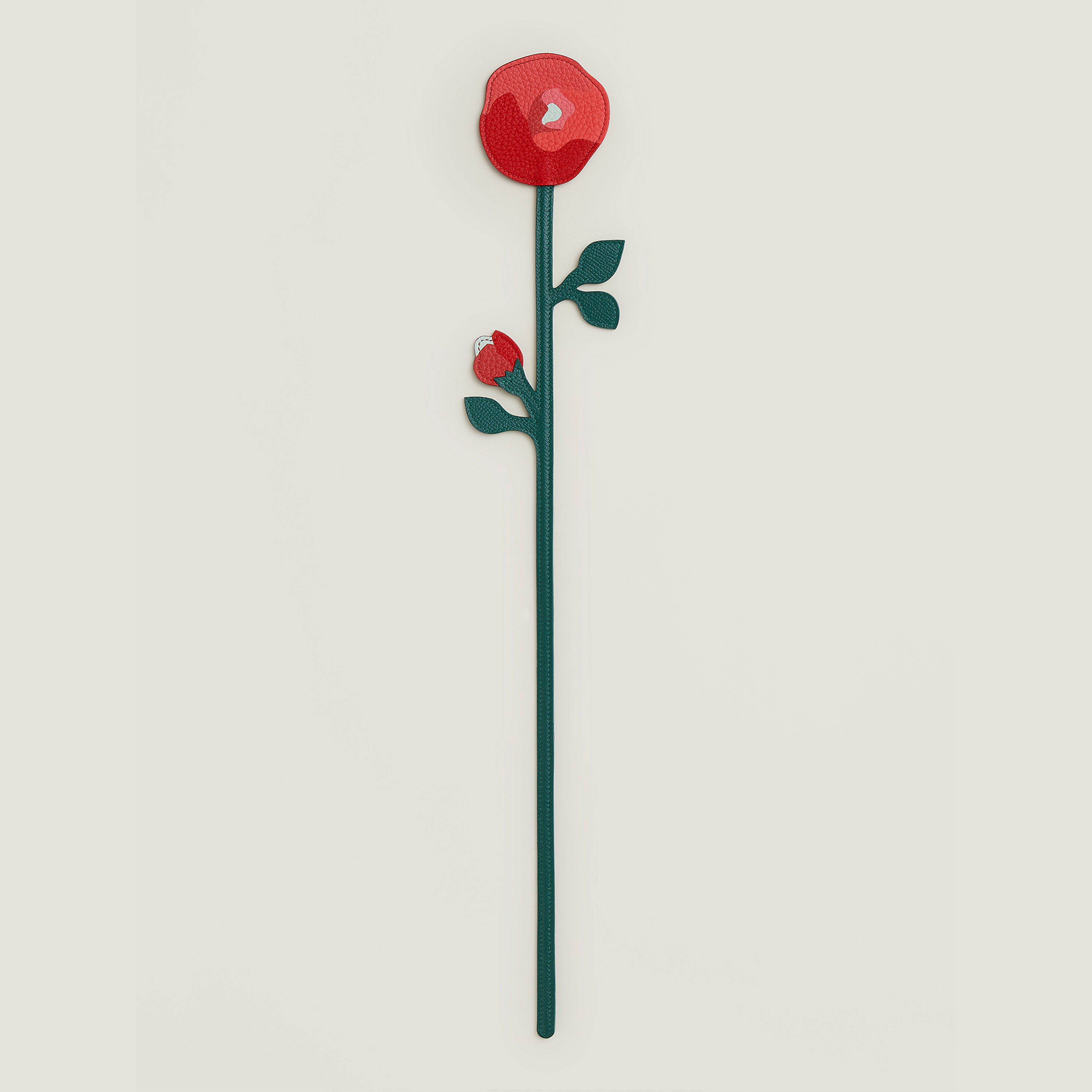 Leather rose flower