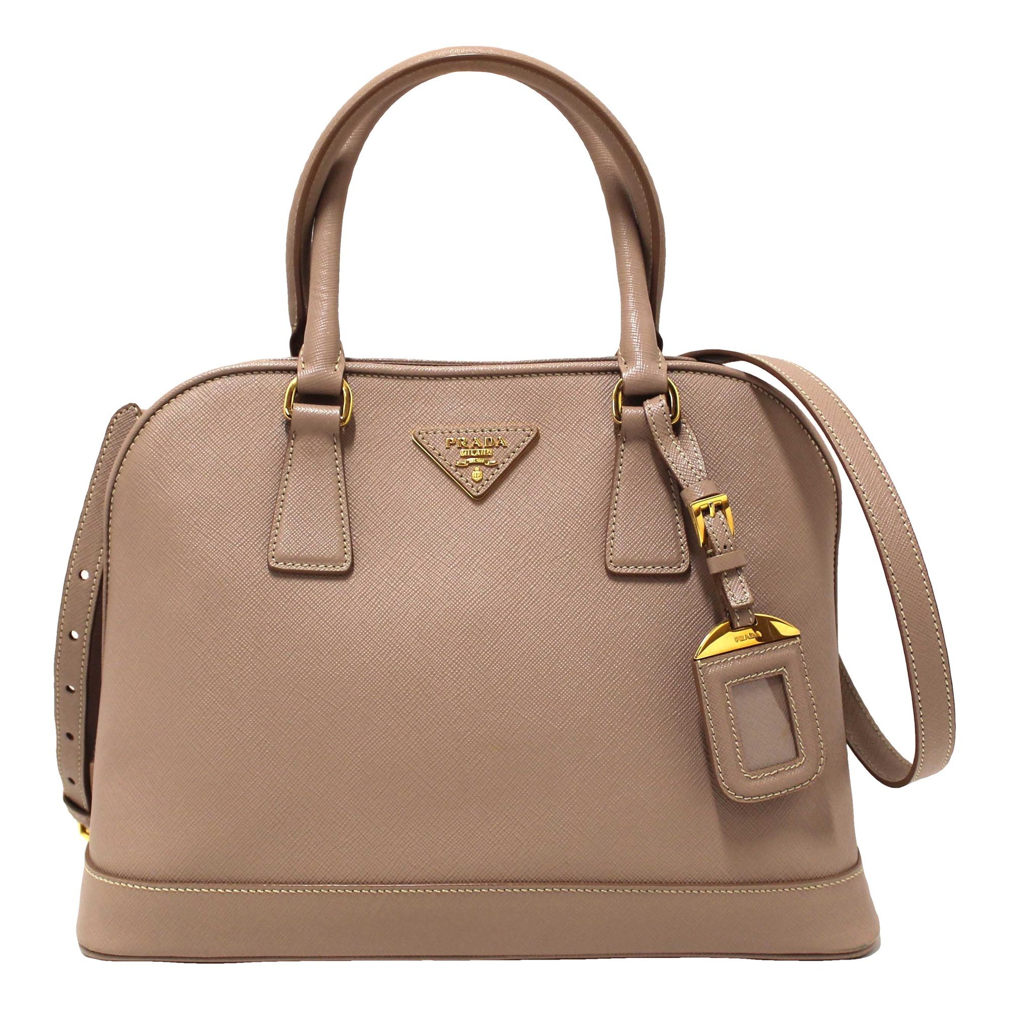 Promenade leather handbag
